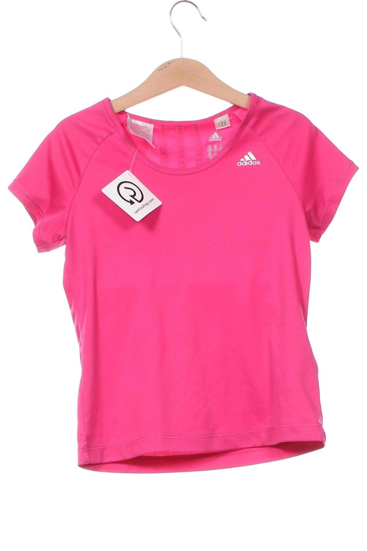 Παιδικό μπλουζάκι Adidas, Μέγεθος 7-8y/ 128-134 εκ., Χρώμα Ρόζ , Τιμή 12,00 €