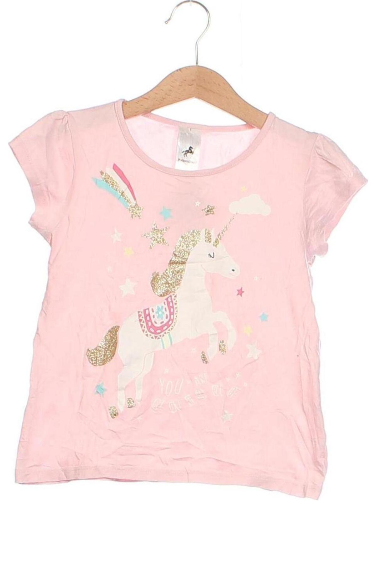 Kinder T-Shirt Palomino, Größe 5-6y/ 116-122 cm, Farbe Rosa, Preis 6,14 €