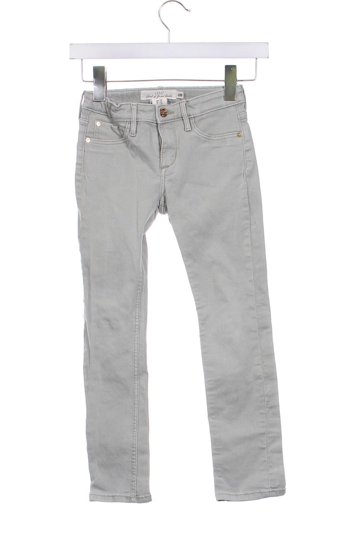 Kinderjeans H&M, Größe 7-8y/ 128-134 cm, Farbe Grün, Preis € 9,99