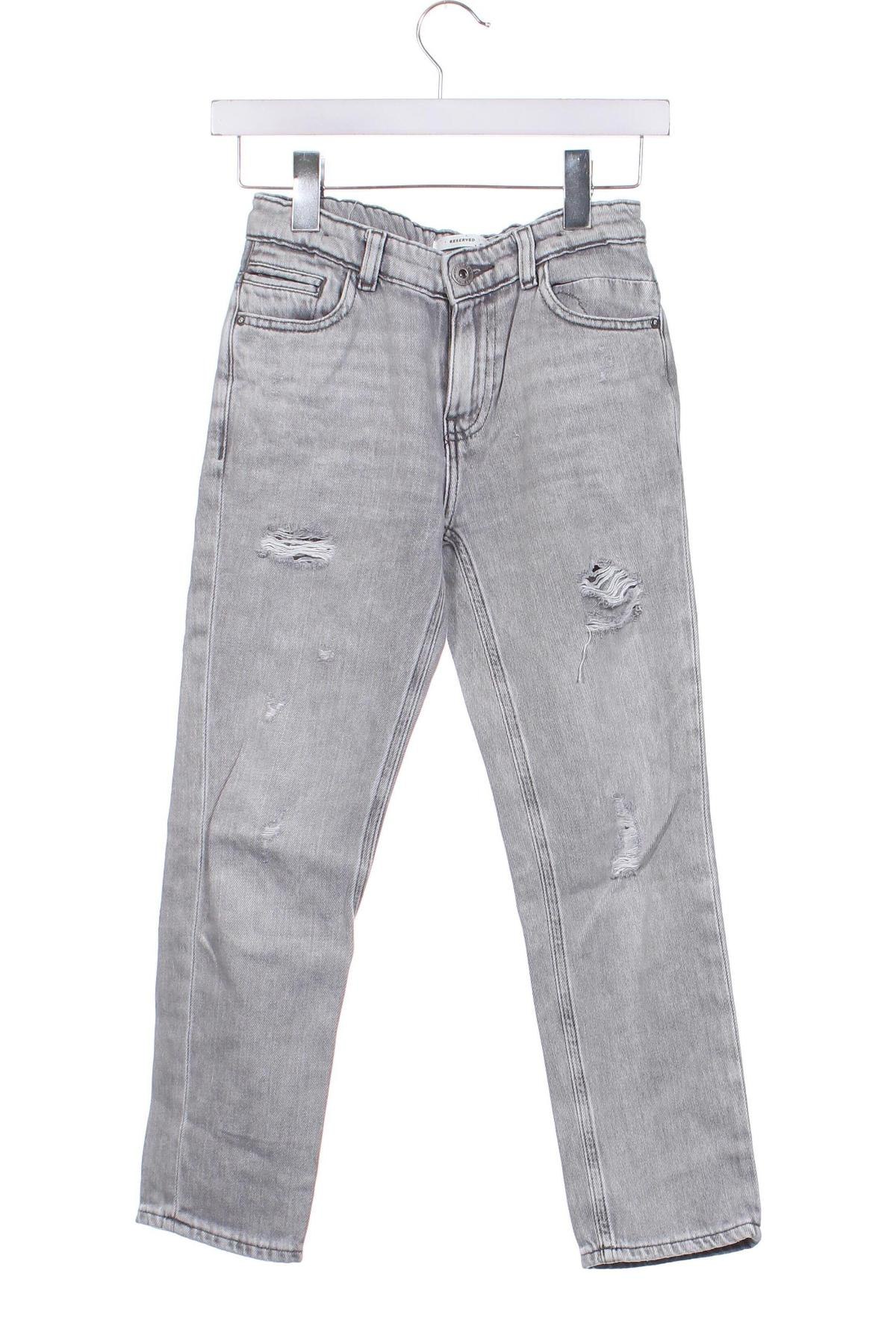 Kinderjeans Reserved, Größe 8-9y/ 134-140 cm, Farbe Grau, Preis € 13,74