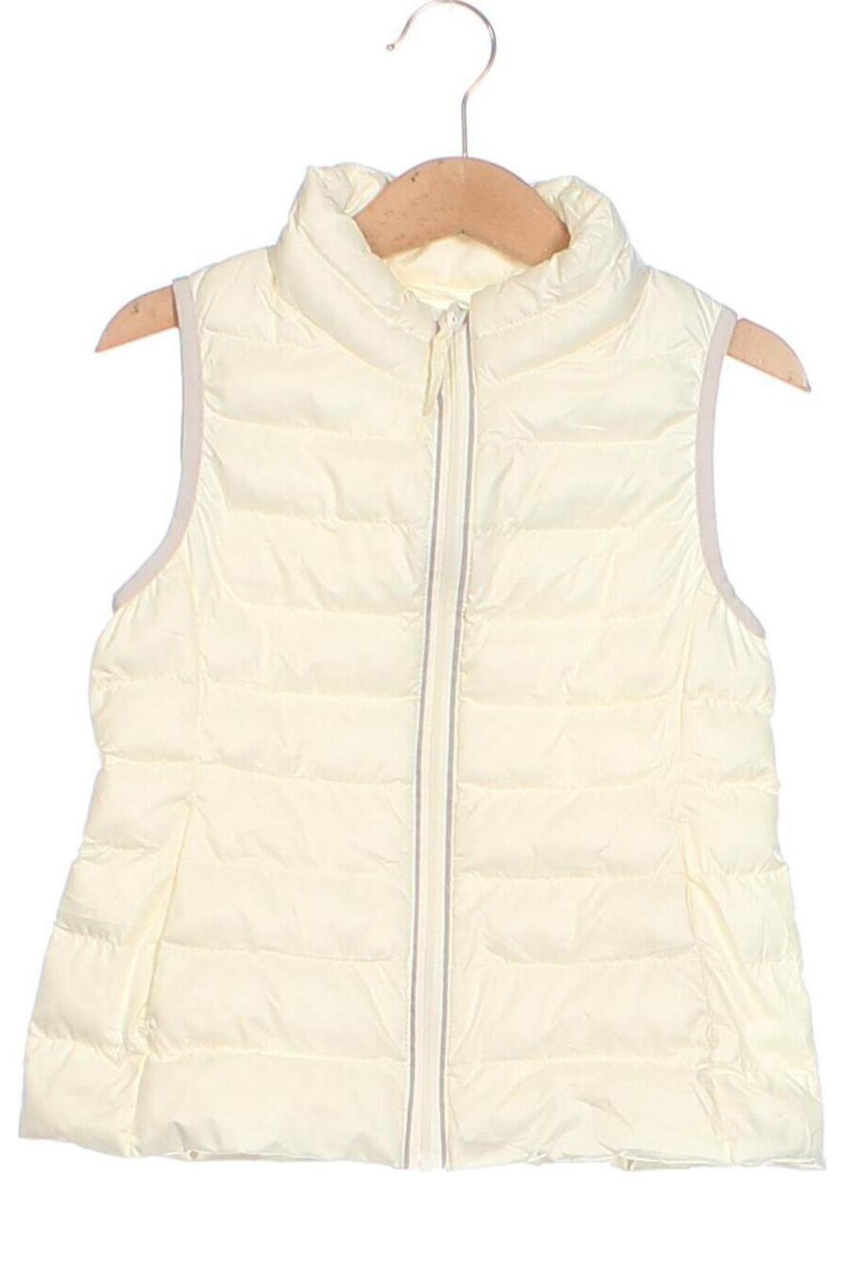 Kinderweste Uniqlo, Größe 3-4y/ 104-110 cm, Farbe Beige, Preis € 10,99