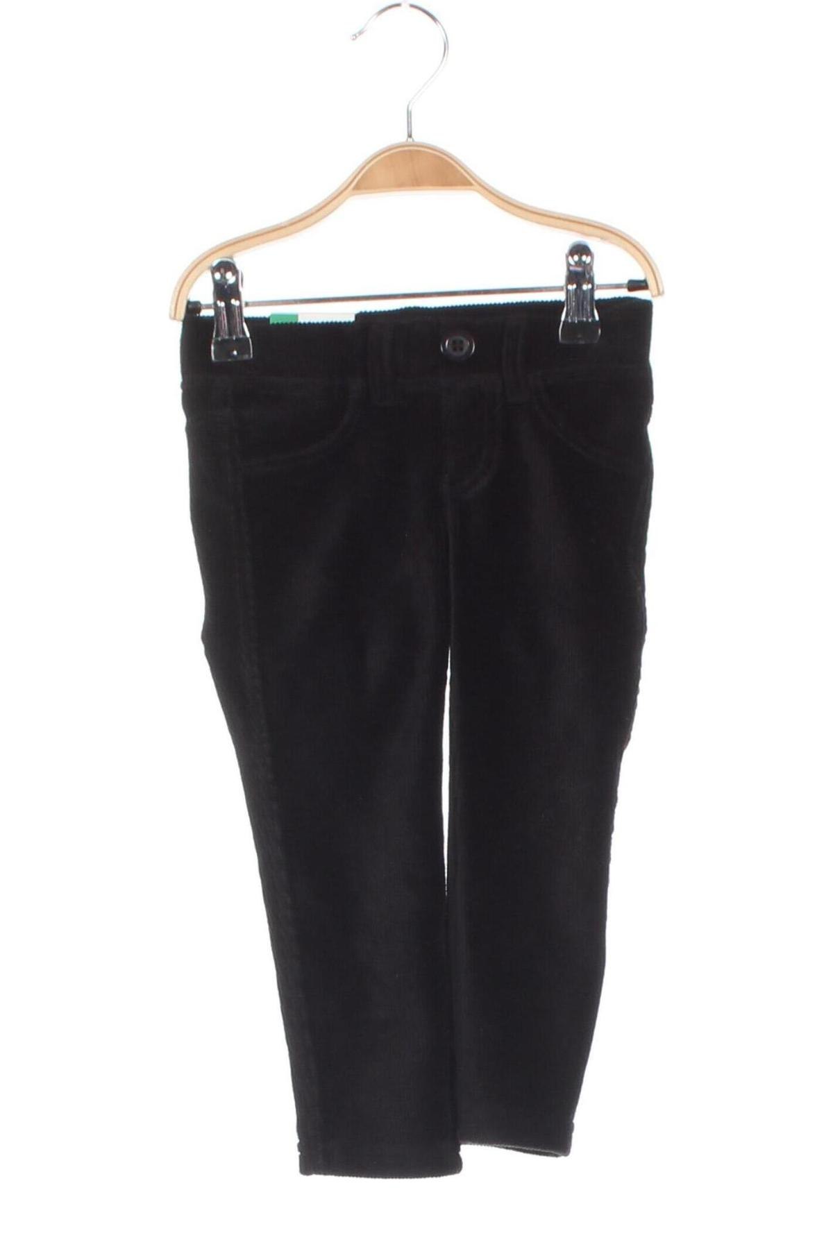 Pantaloni pentru copii United Colors Of Benetton, Mărime 18-24m/ 86-98 cm, Culoare Negru, Preț 103,55 Lei