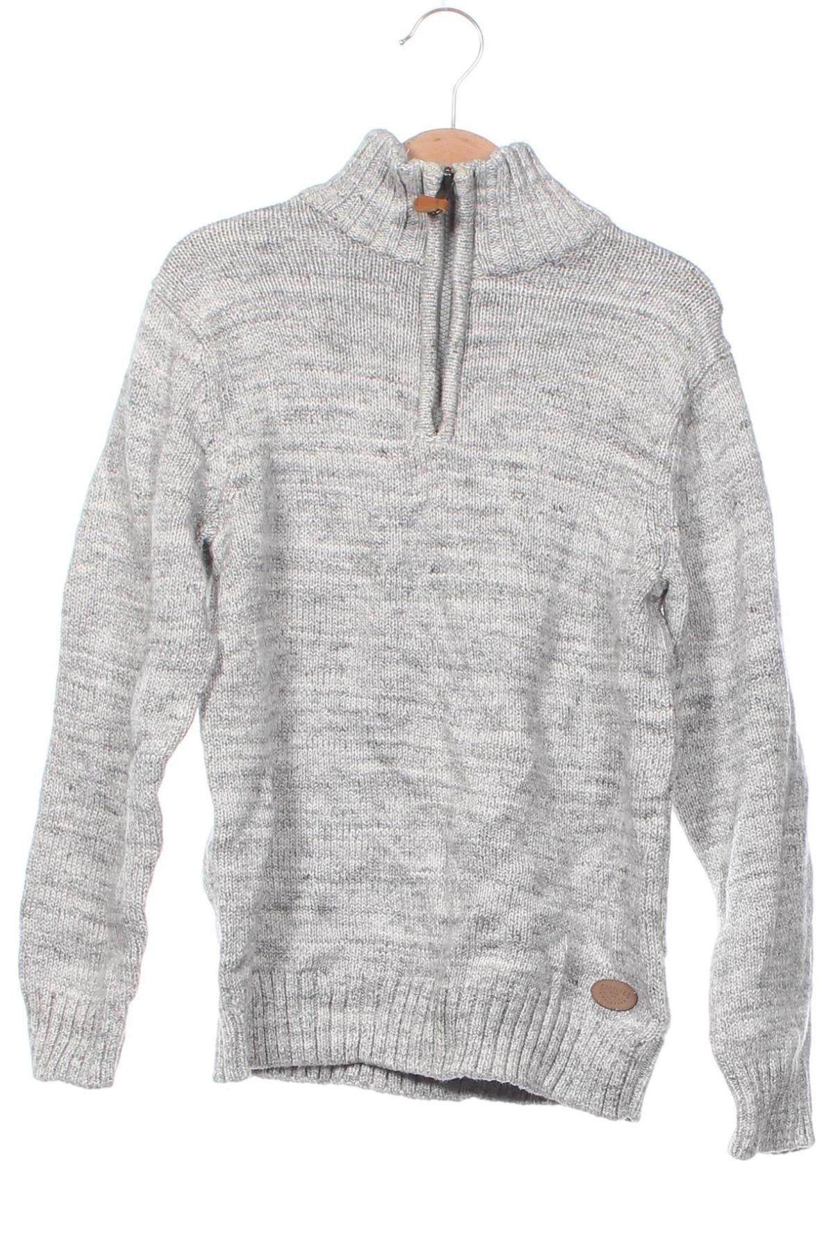 Kinderpullover H&M L.O.G.G., Größe 6-7y/ 122-128 cm, Farbe Grau, Preis € 8,99