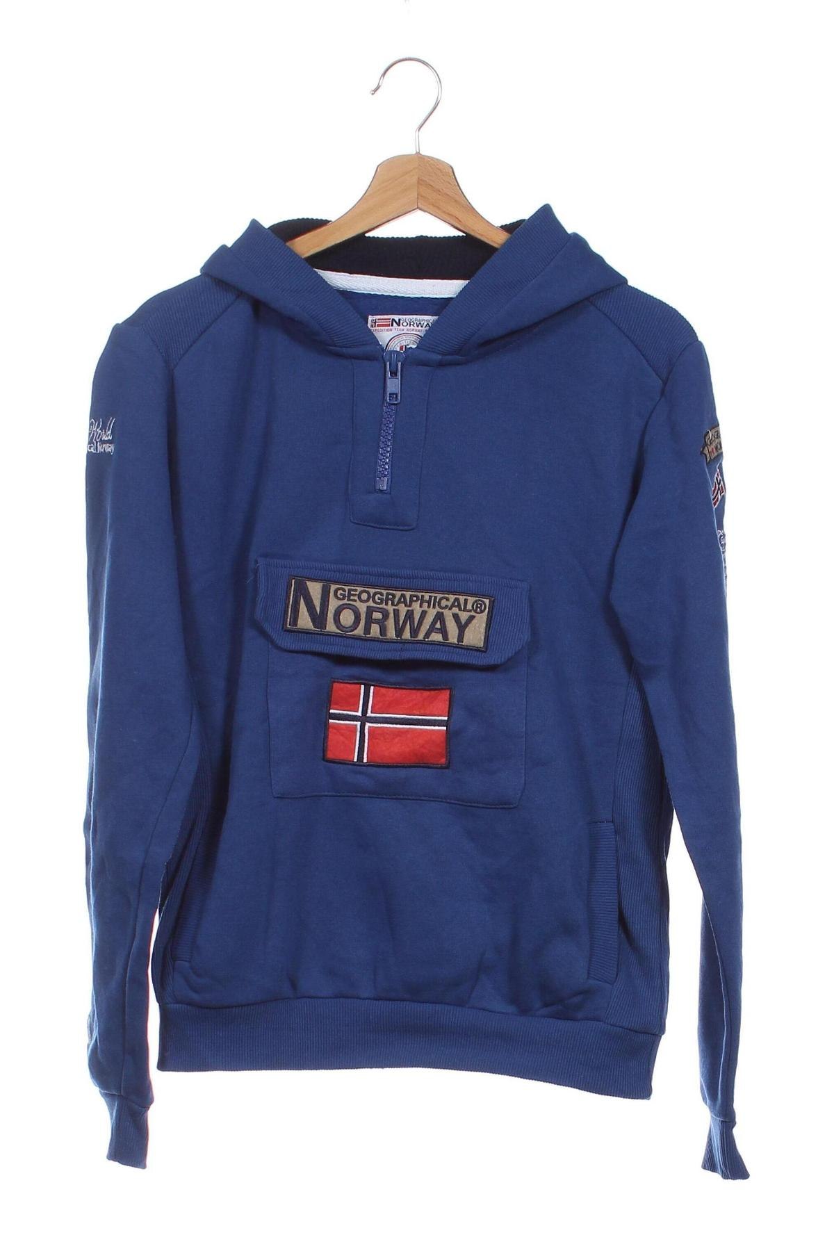 Hanorac pentru copii Geographical Norway, Mărime 15-18y/ 170-176 cm, Culoare Albastru, Preț 150,99 Lei