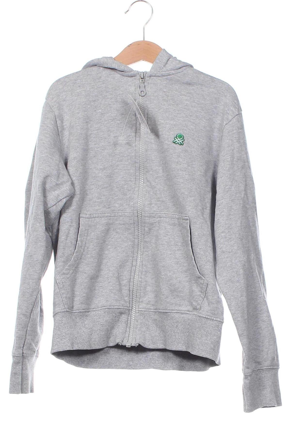 Gyerek sweatshirt United Colors Of Benetton, Méret 10-11y / 146-152 cm, Szín Szürke, Ár 5 518 Ft