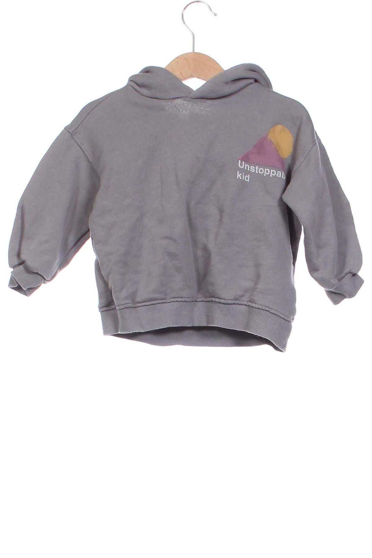 Kinder Sweatshirts Zara, Größe 18-24m/ 86-98 cm, Farbe Grau, Preis 11,05 €