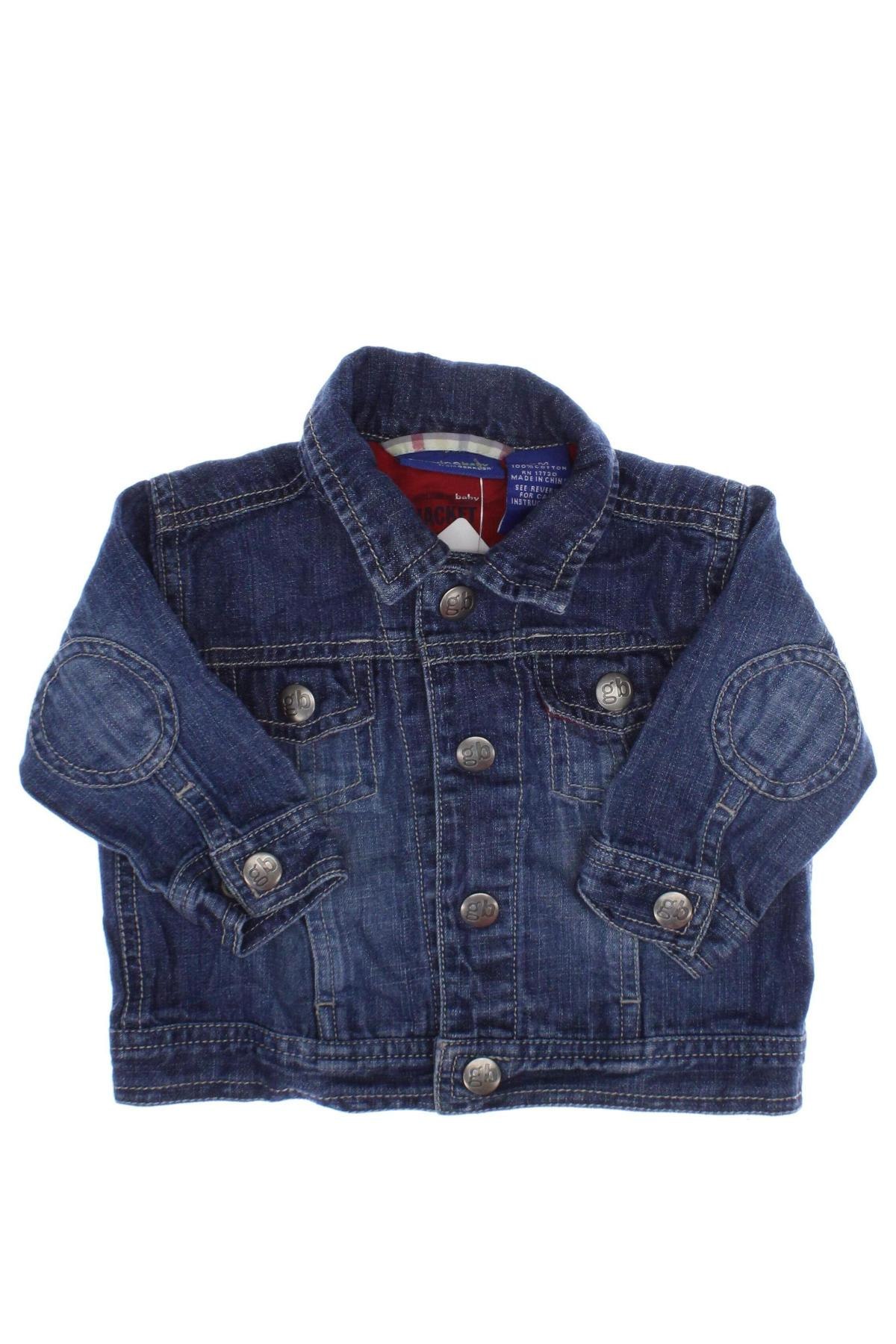 Kinder Jeansjacke, Größe 3-6m/ 62-68 cm, Farbe Blau, Preis 9,49 €