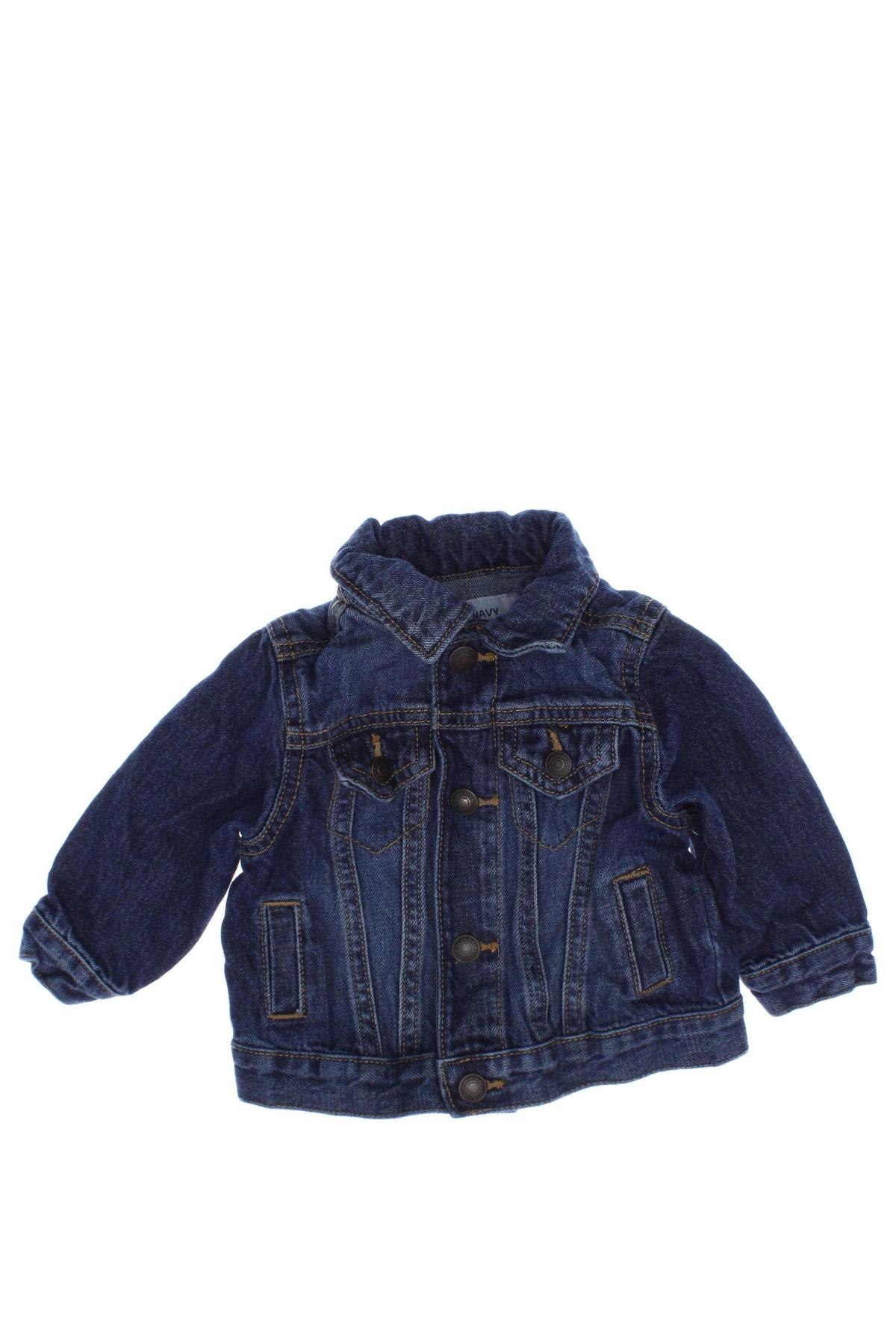 Detská džínsová bunda  Old Navy, Veľkosť 9-12m/ 74-80 cm, Farba Modrá, Cena  12,95 €