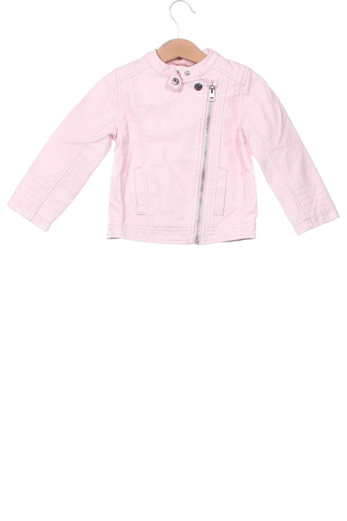 Kinder Lederjacke LC Waikiki, Größe 18-24m/ 86-98 cm, Farbe Rosa, Preis € 12,80