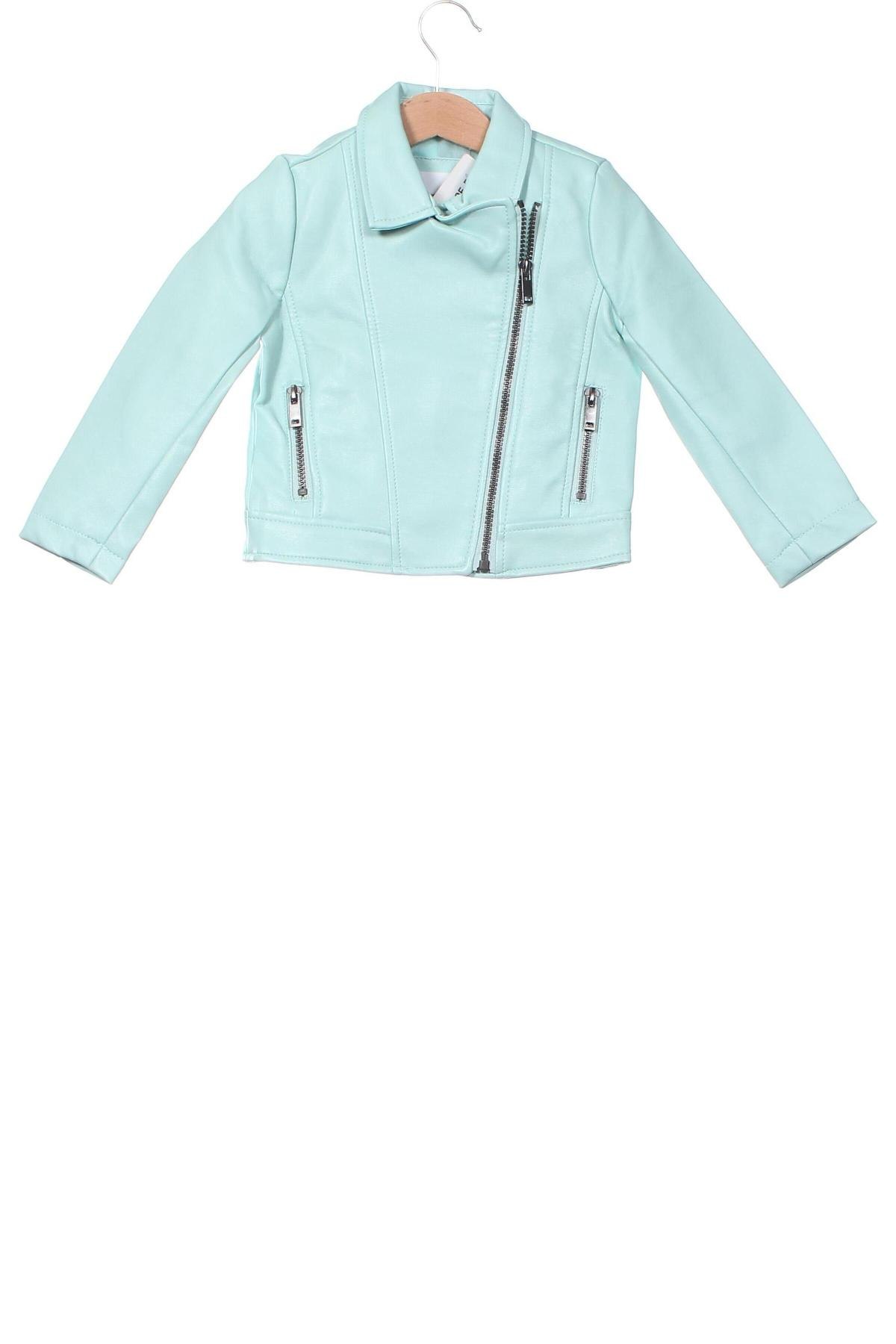 Kinder Lederjacke Sinsay, Größe 18-24m/ 86-98 cm, Farbe Grün, Preis € 12,83