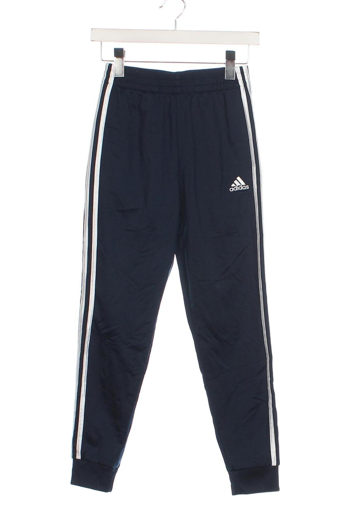 Pantaloni de trening, pentru copii Adidas, Mărime 10-11y/ 146-152 cm, Culoare Albastru, Preț 91,99 Lei