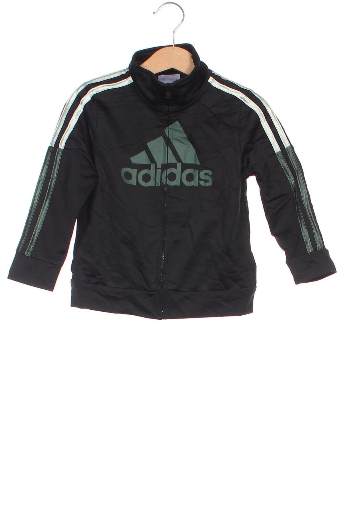 Παιδικό αθλητικό πάνω φόρμα Adidas, Μέγεθος 18-24m/ 86-98 εκ., Χρώμα Μαύρο, Τιμή 15,99 €