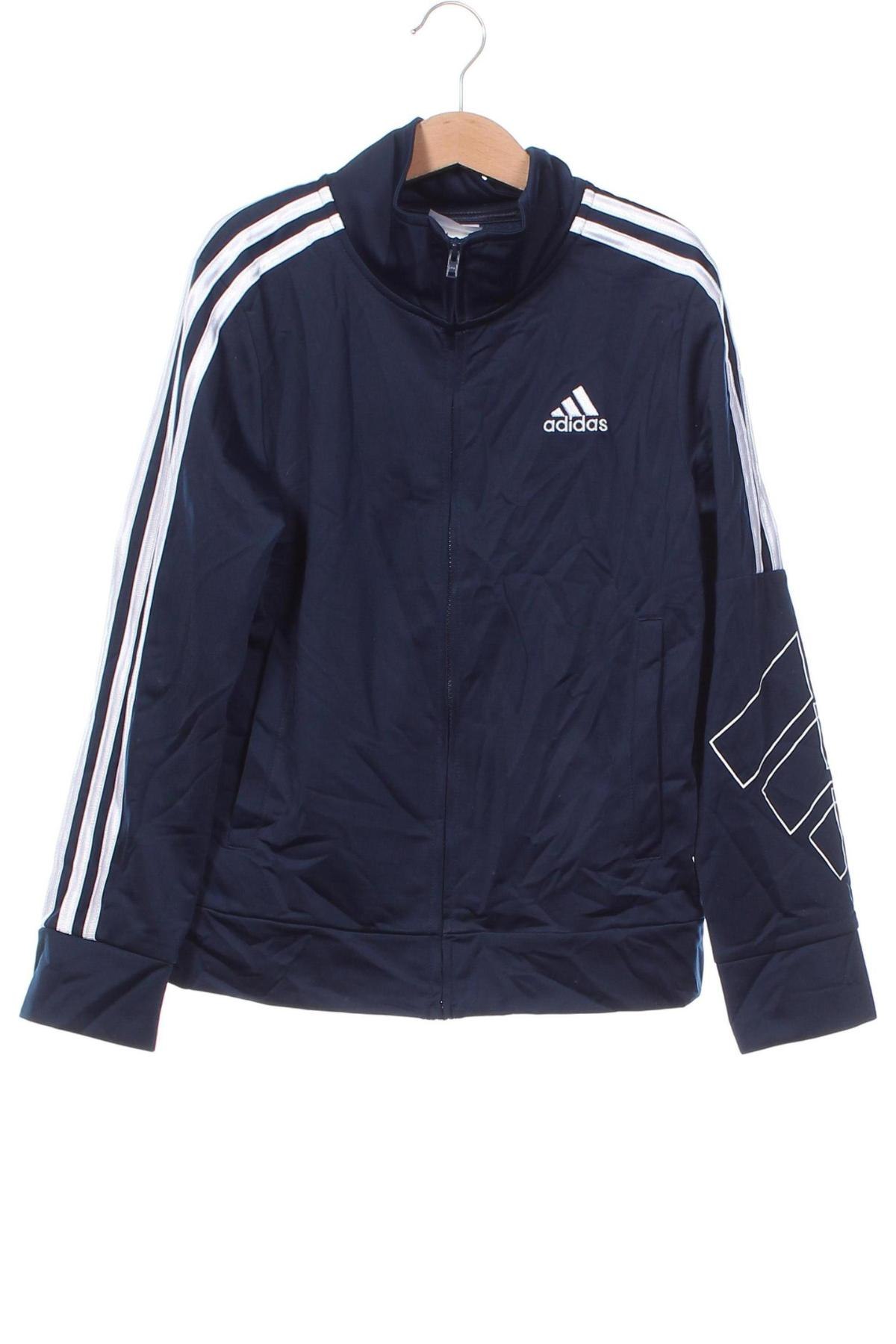 Παιδικό αθλητικό πάνω φόρμα Adidas, Μέγεθος 8-9y/ 134-140 εκ., Χρώμα Μπλέ, Τιμή 16,49 €