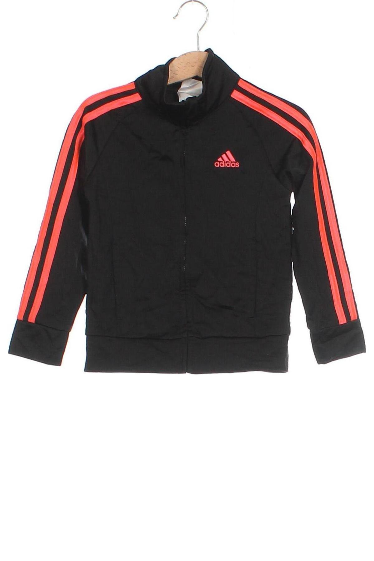 Dětská horní část sportovní soupravy Adidas, Velikost 3-4y/ 104-110 cm, Barva Černá, Cena  499,00 Kč