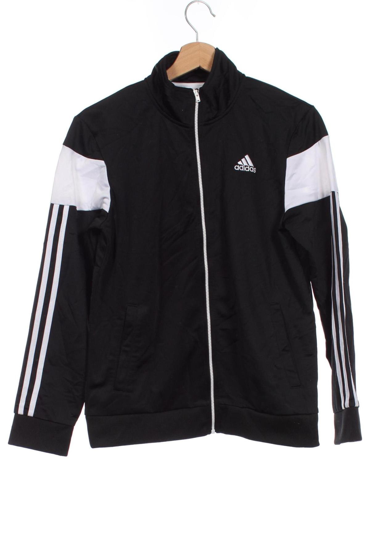 Παιδικό αθλητικό πάνω φόρμα Adidas, Μέγεθος 14-15y/ 168-170 εκ., Χρώμα Μαύρο, Τιμή 17,99 €