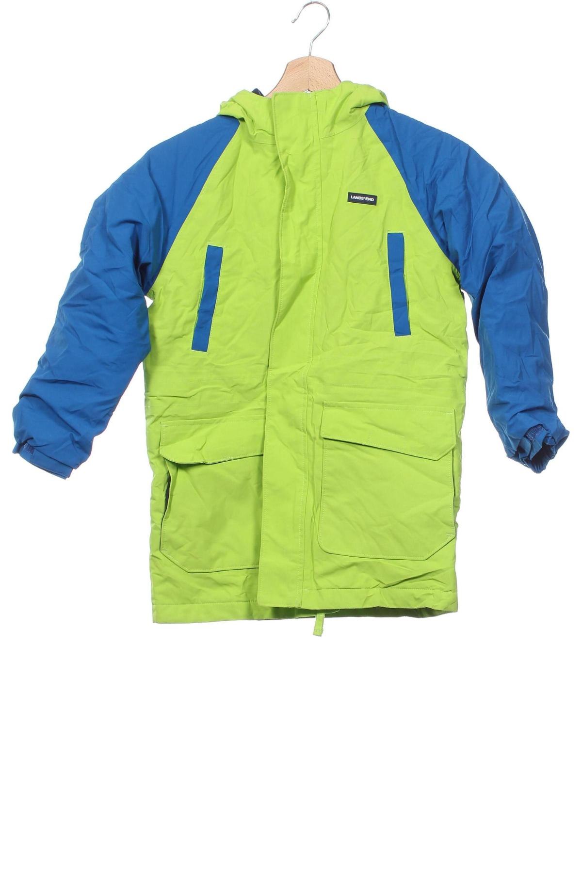 Kinderjacke Lands' End, Größe 8-9y/ 134-140 cm, Farbe Grün, Preis 29,49 €