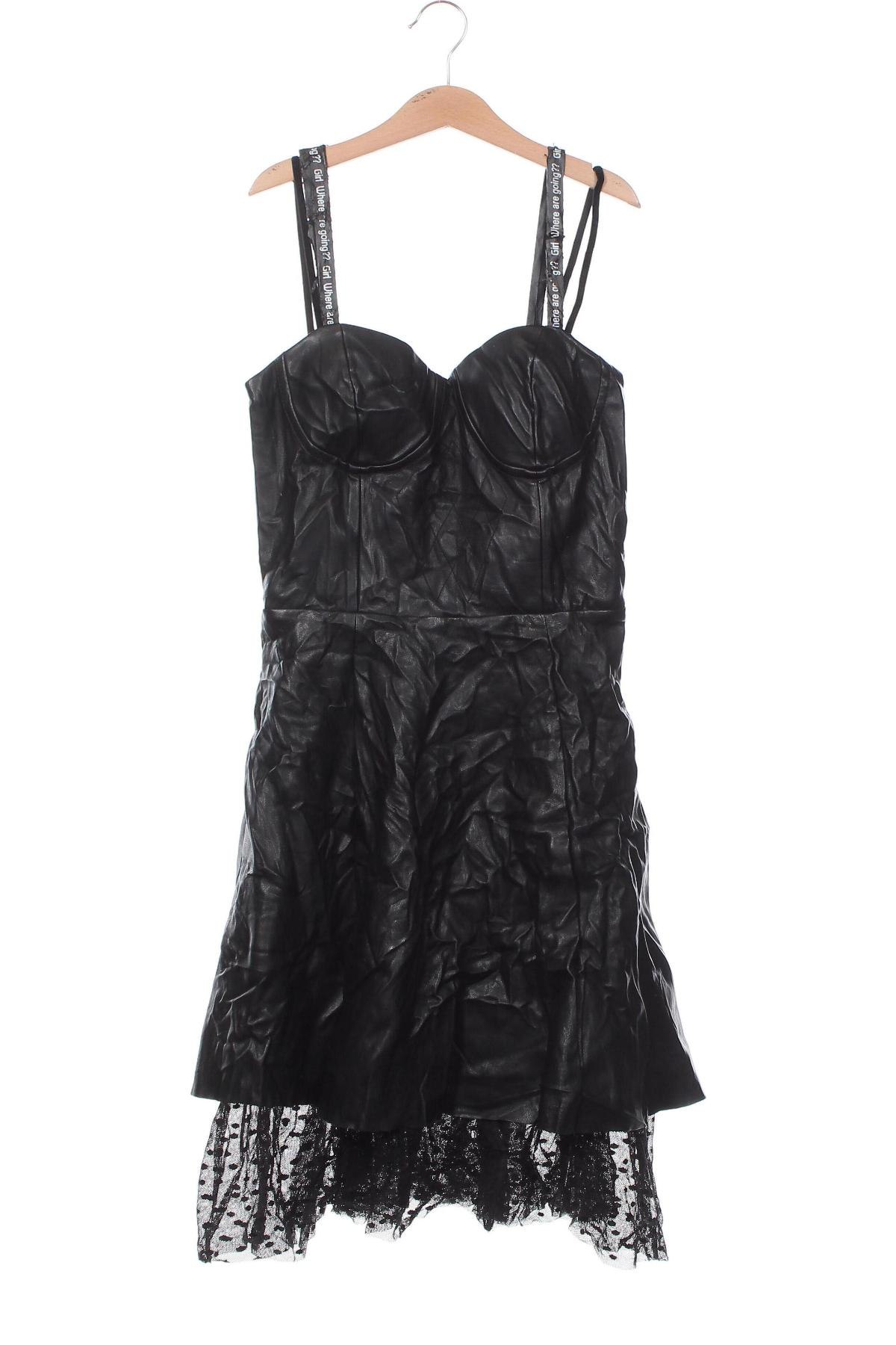 Rochie de piele Urban Revivo, Mărime S, Culoare Negru, Preț 67,99 Lei