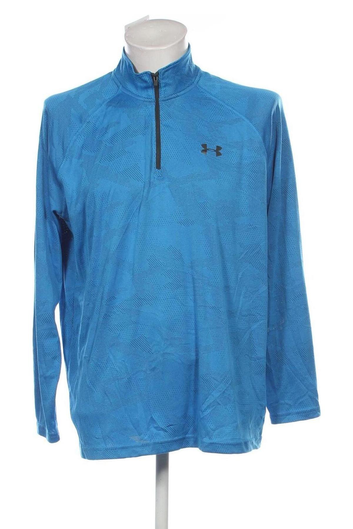 Bluză de bărbați Under Armour, Mărime XL, Culoare Albastru, Preț 121,99 Lei