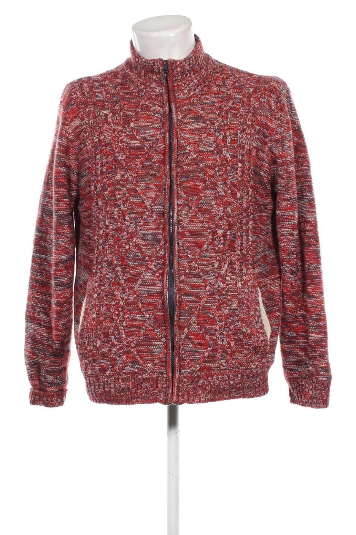 Herren Strickjacke Atlas For Men, Größe XL, Farbe Rot, Preis 15,49 €