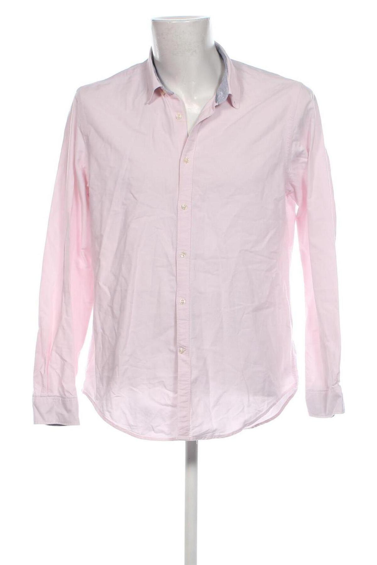 Herrenhemd Zara Man, Größe XXL, Farbe Rosa, Preis 10,49 €