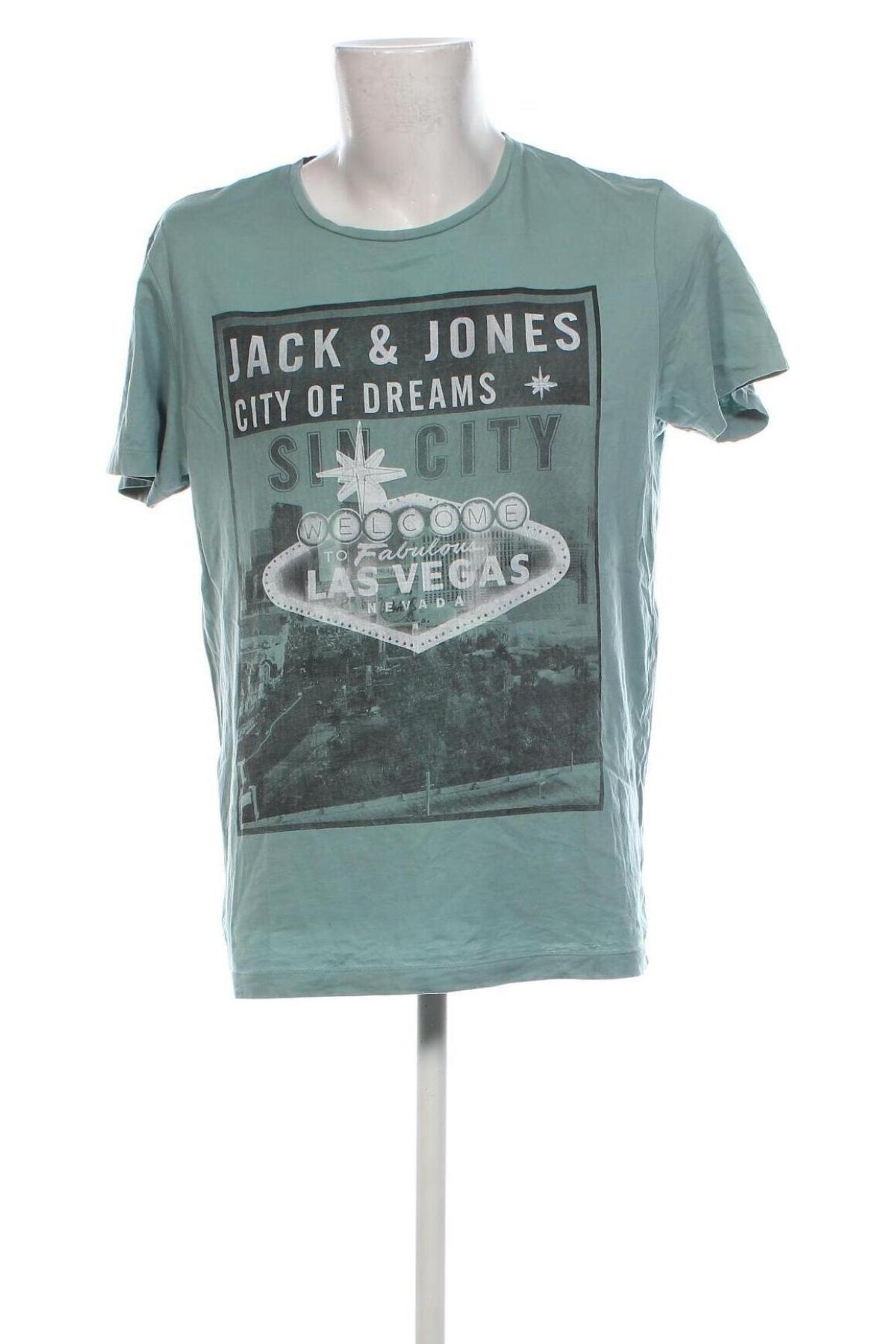 Ανδρικό t-shirt Jack & Jones, Μέγεθος XL, Χρώμα Πράσινο, Τιμή 9,00 €