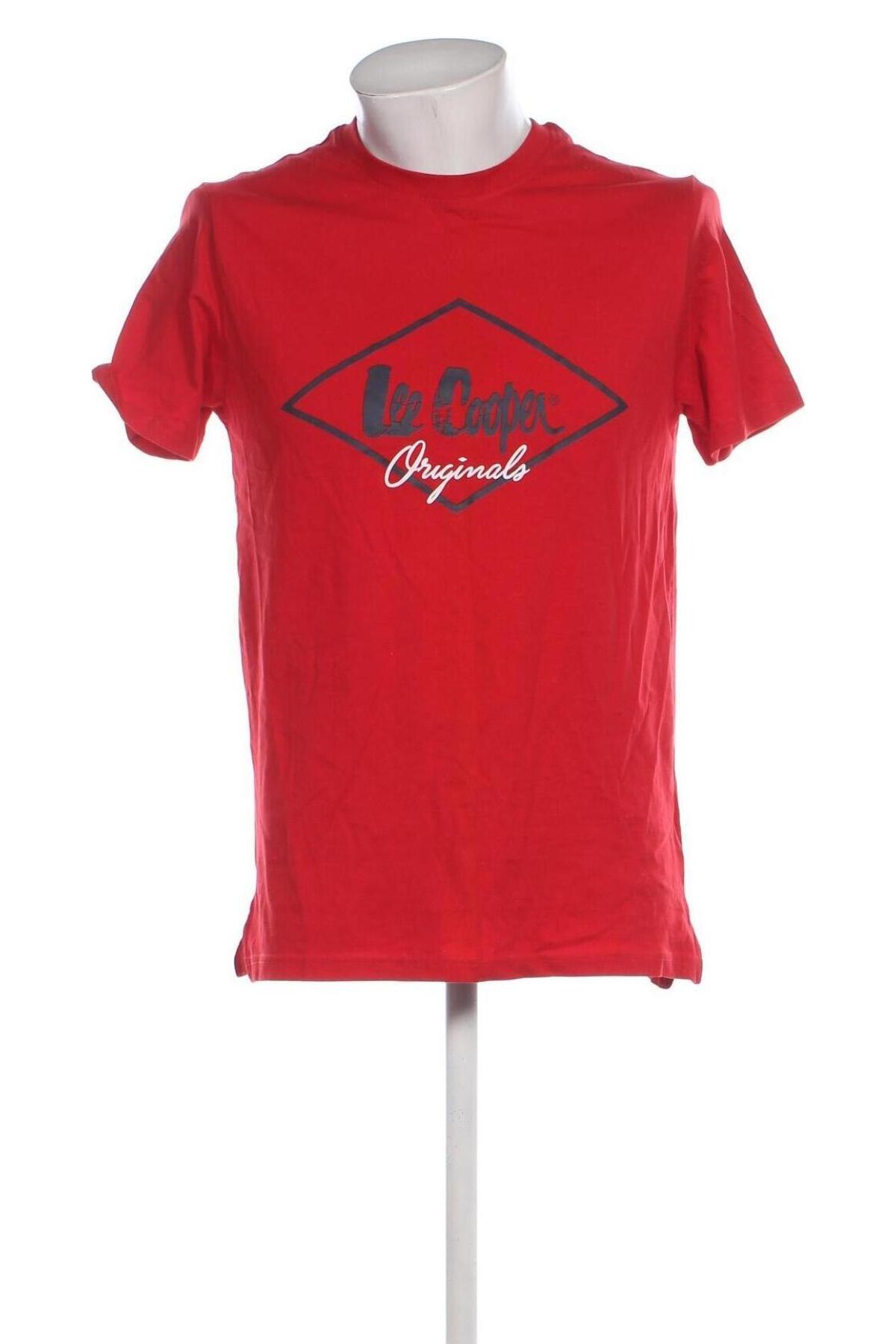 Męski T-shirt Lee Cooper, Rozmiar M, Kolor Czerwony, Cena 69,10 zł