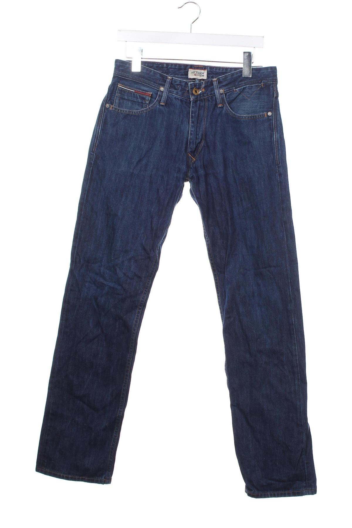 Męskie jeansy Hilfiger Denim, Rozmiar M, Kolor Niebieski, Cena 277,99 zł