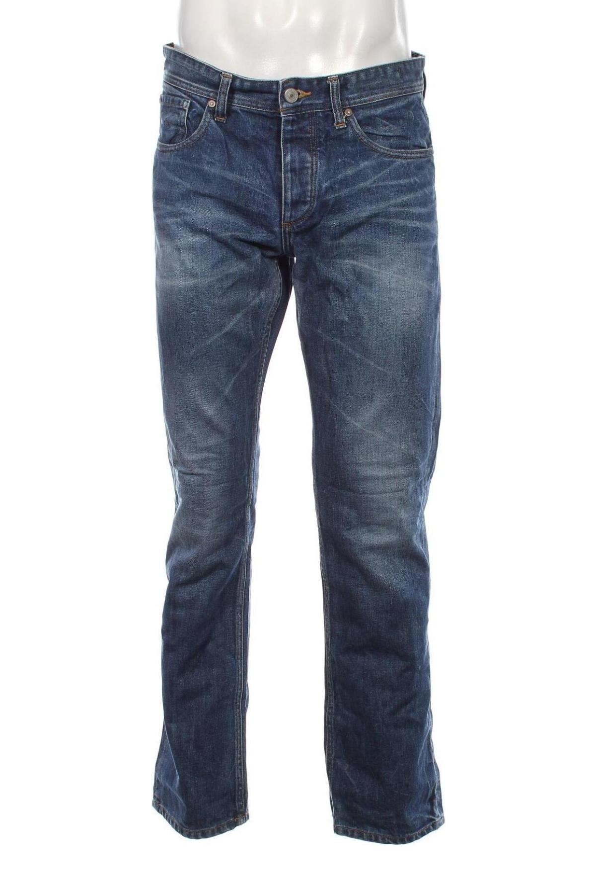 Blugi de bărbați Jack & Jones, Mărime L, Culoare Albastru, Preț 86,99 Lei