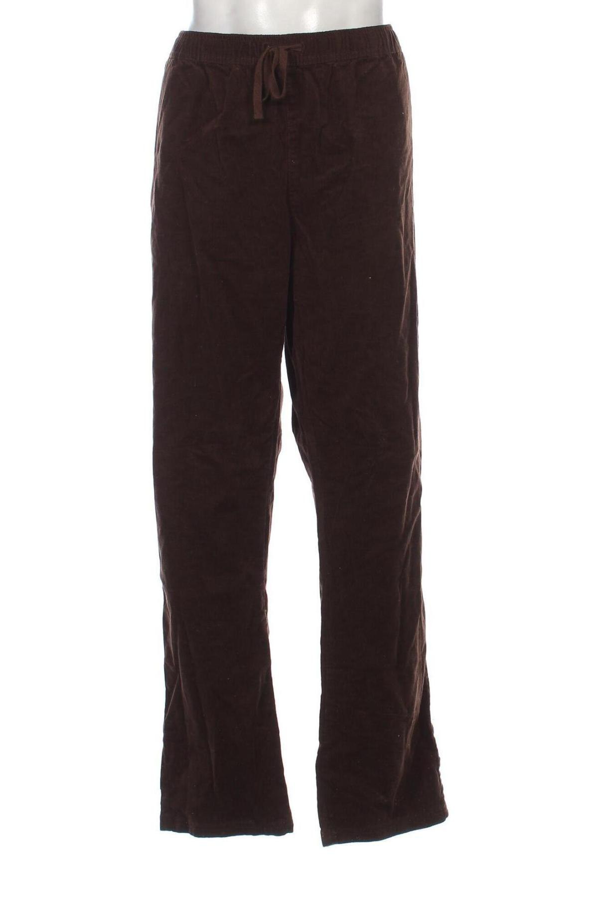 Pantaloni raiați de bărbați Atlas For Men, Mărime 4XL, Culoare Maro, Preț 128,99 Lei