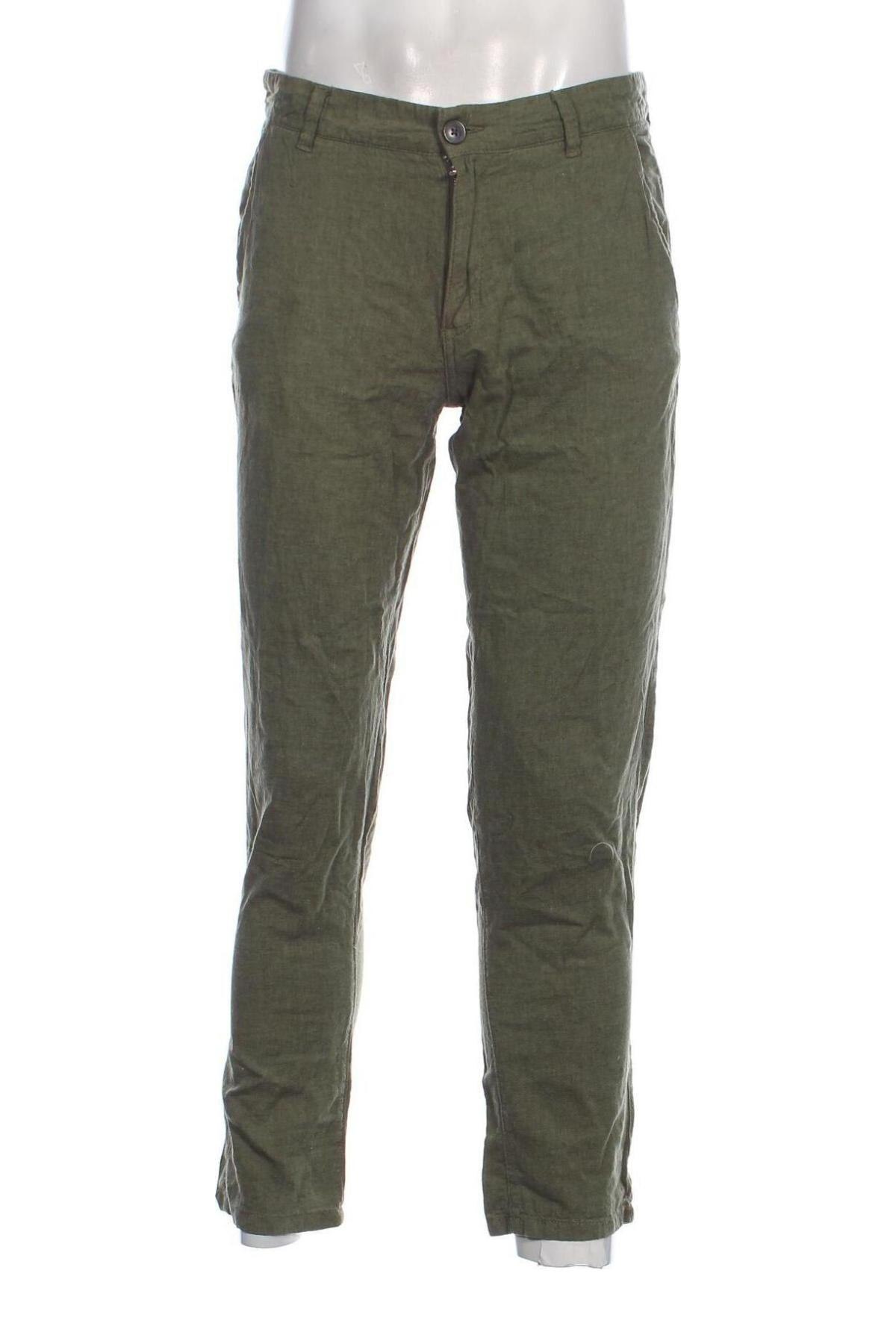 Pantaloni de bărbați Selected Homme, Mărime M, Culoare Verde, Preț 124,68 Lei