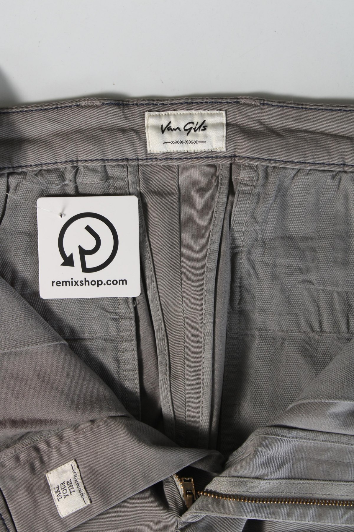 Herrenhose Van Gils, Größe L, Farbe Grau, Preis € 24,49