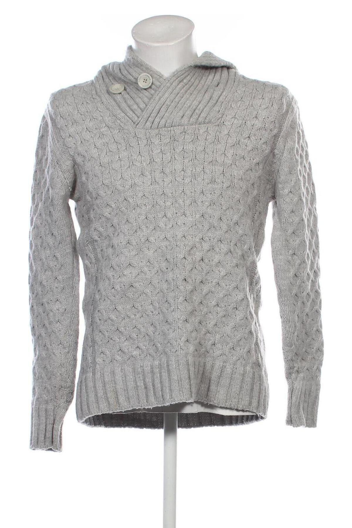 Herrenpullover, Größe M, Farbe Grau, Preis 14,99 €