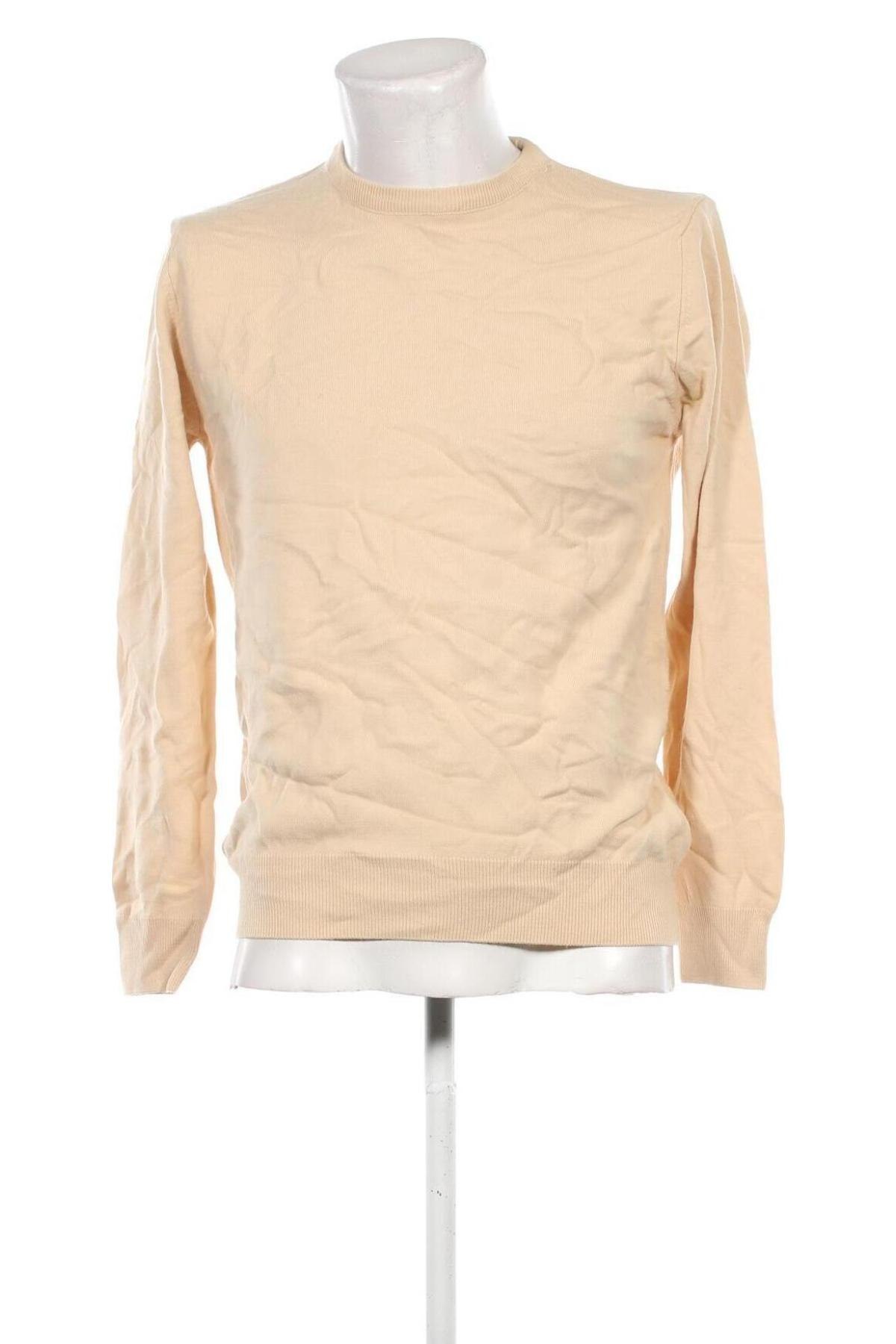 Herrenpullover, Größe M, Farbe Beige, Preis 14,99 €