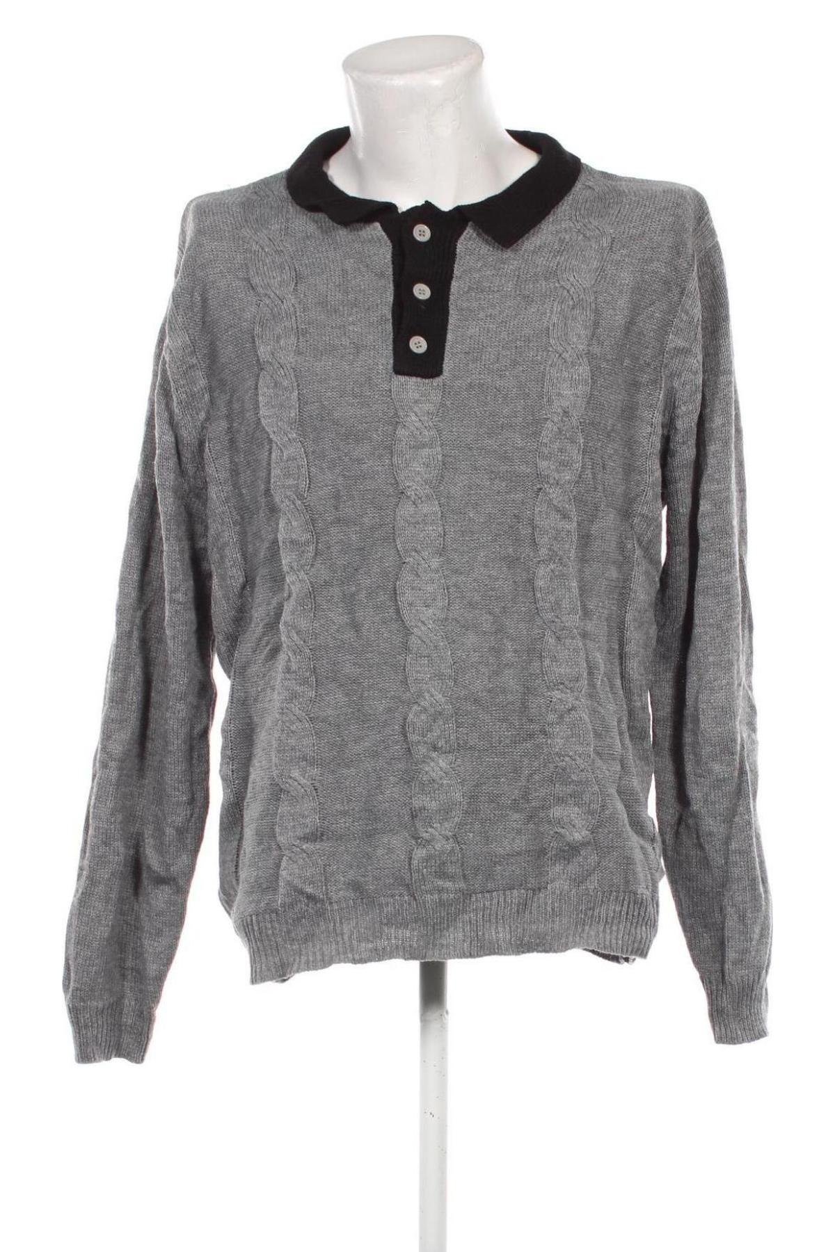 Herrenpullover, Größe M, Farbe Grau, Preis 12,99 €