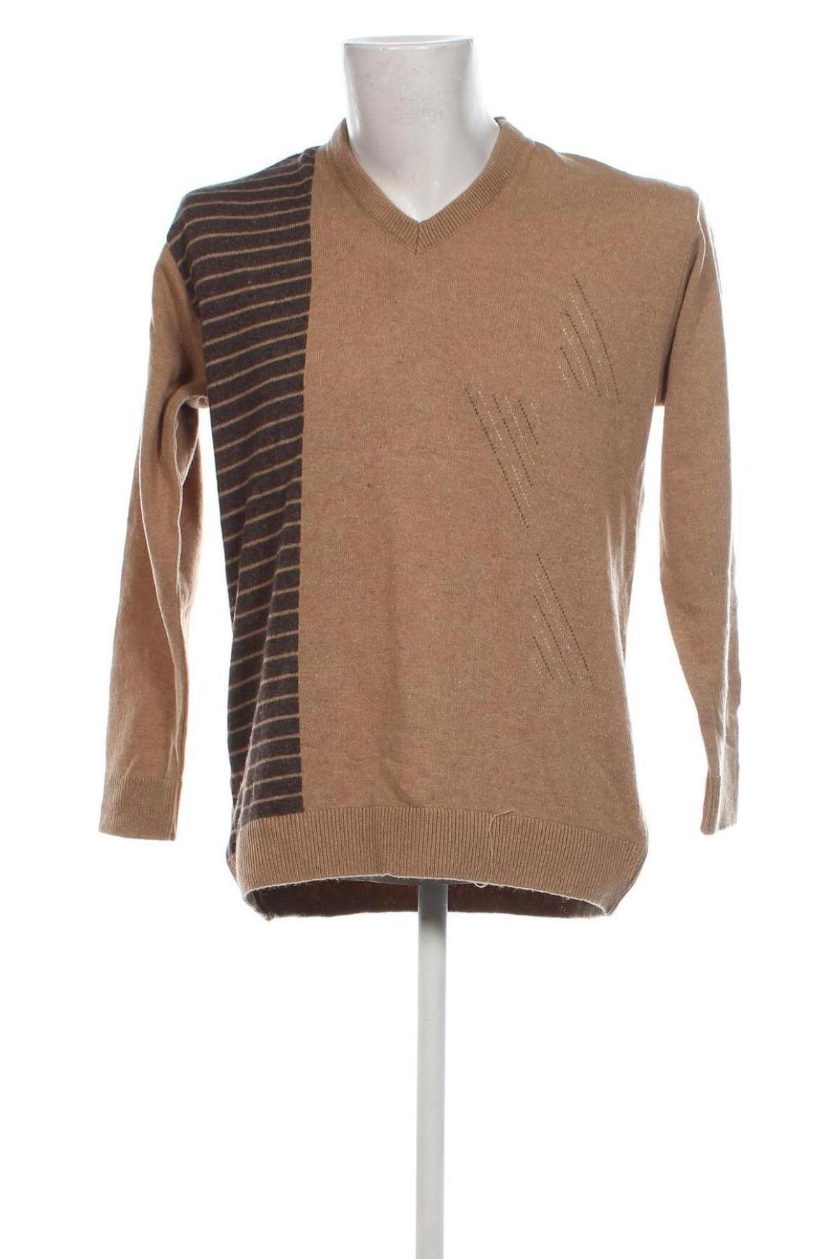 Herrenpullover, Größe L, Farbe Beige, Preis 24,99 €