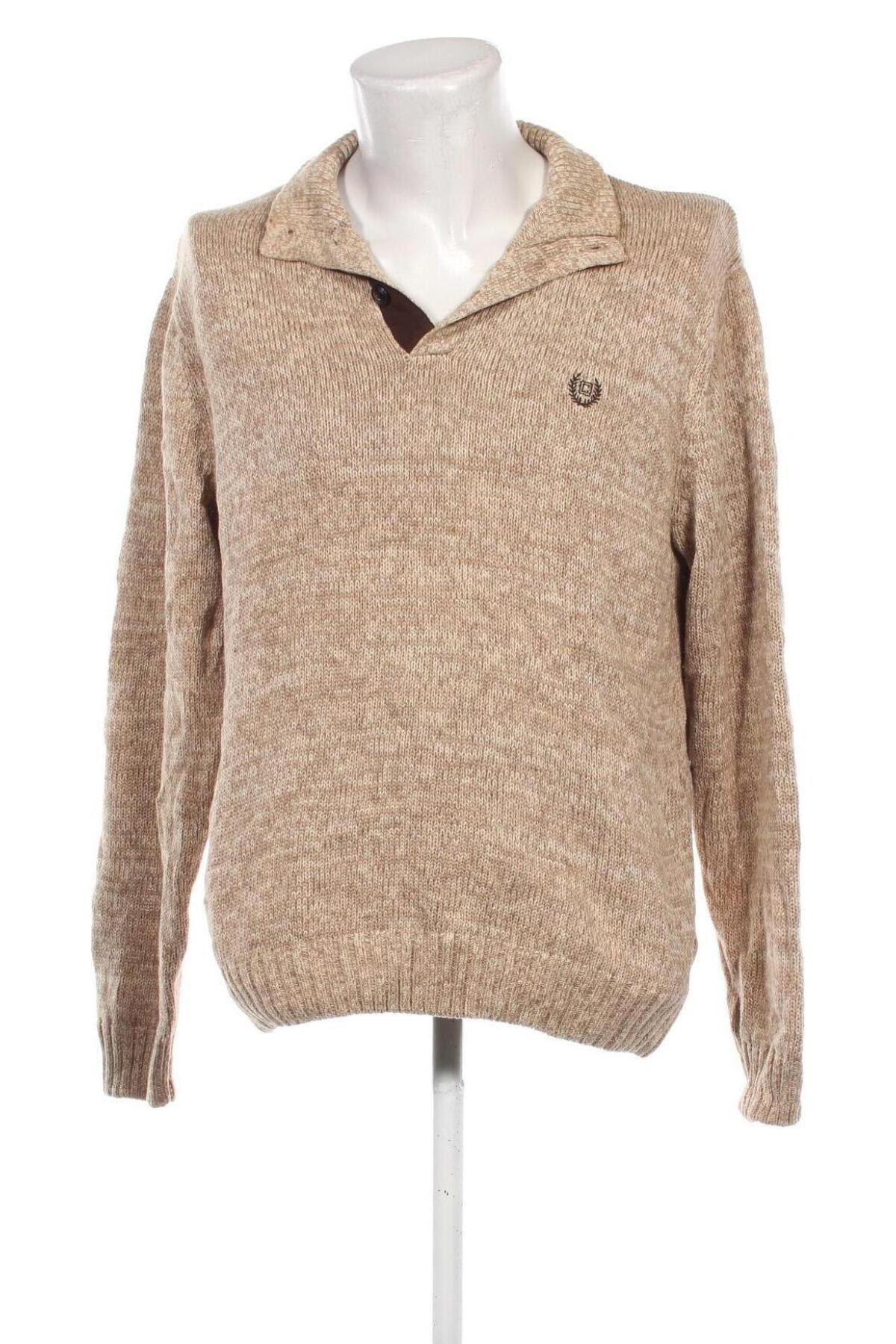 Herrenpullover Chaps, Größe L, Farbe Beige, Preis 24,99 €