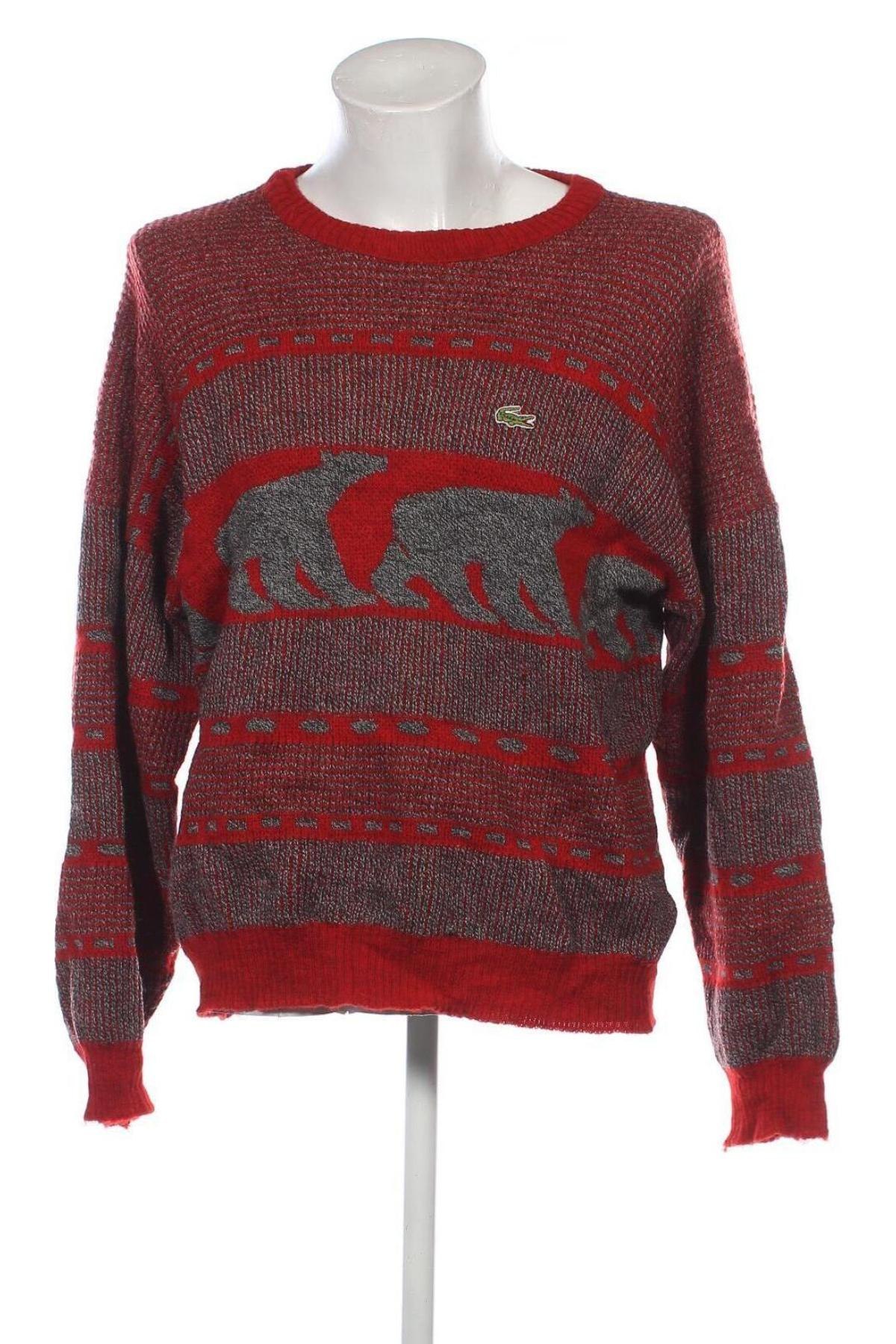 Herrenpullover Lacoste, Größe XXL, Farbe Rot, Preis 71,99 €