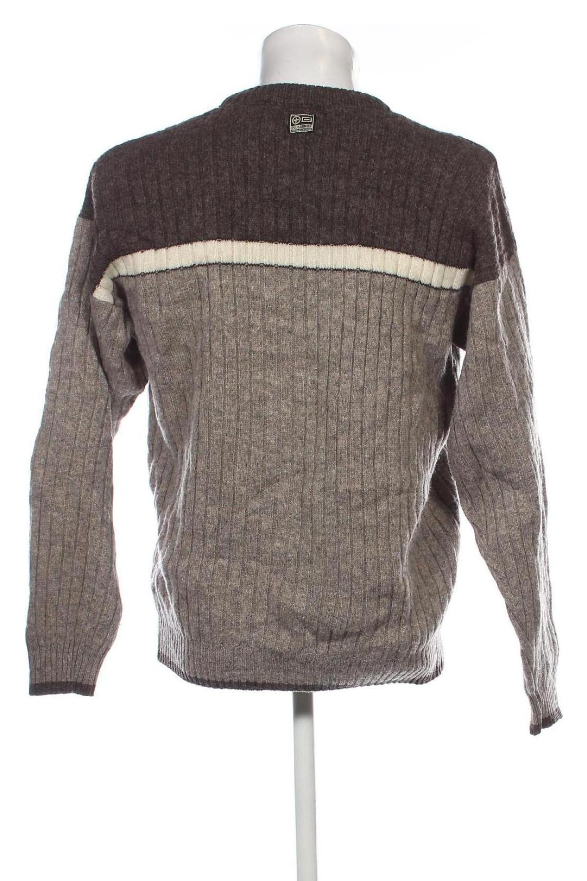 Męski sweter Plusminus by Chiemsee, Rozmiar XL, Kolor Brązowy, Cena 111,99 zł