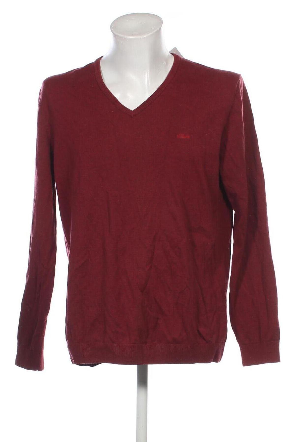 Herrenpullover S.Oliver, Größe XL, Farbe Rot, Preis € 16,49