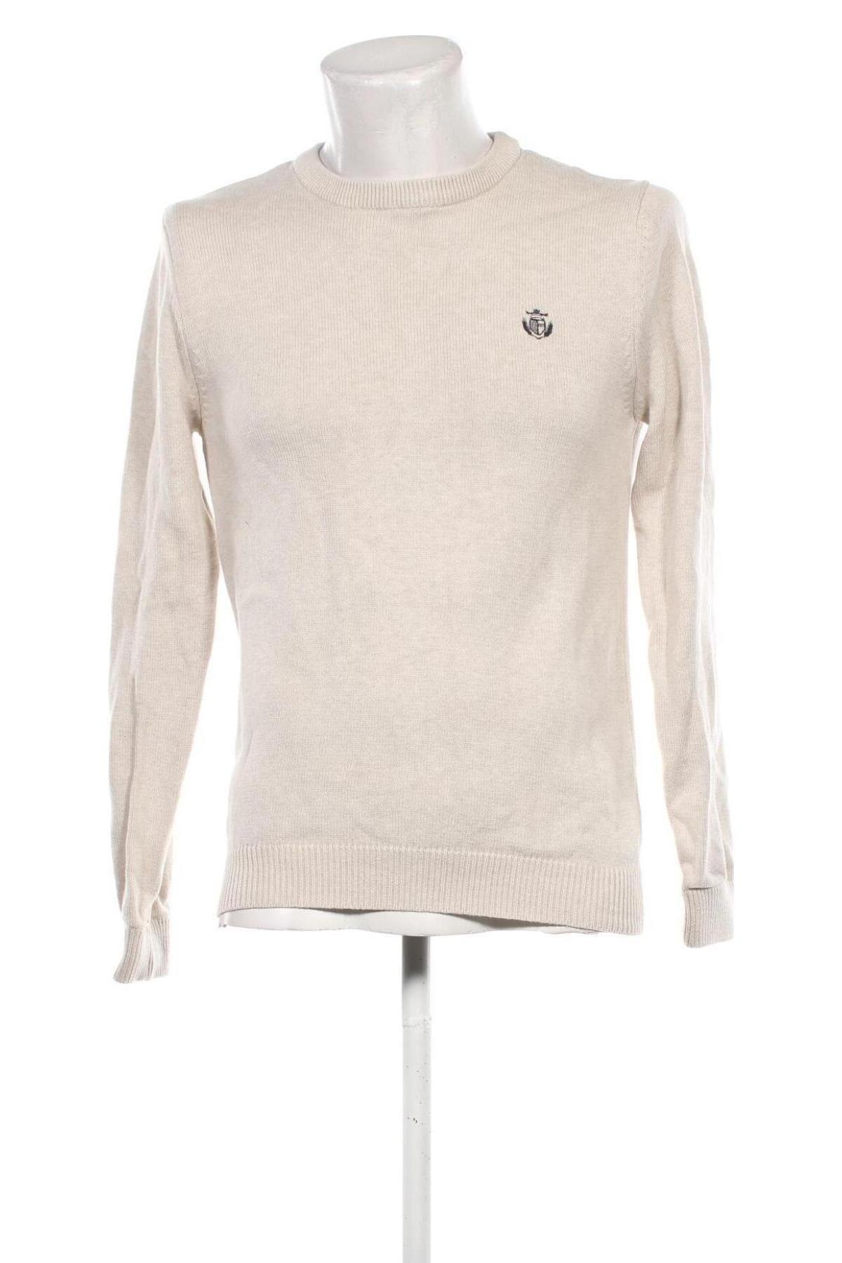 Herrenpullover Selected Homme, Größe M, Farbe Ecru, Preis € 23,99