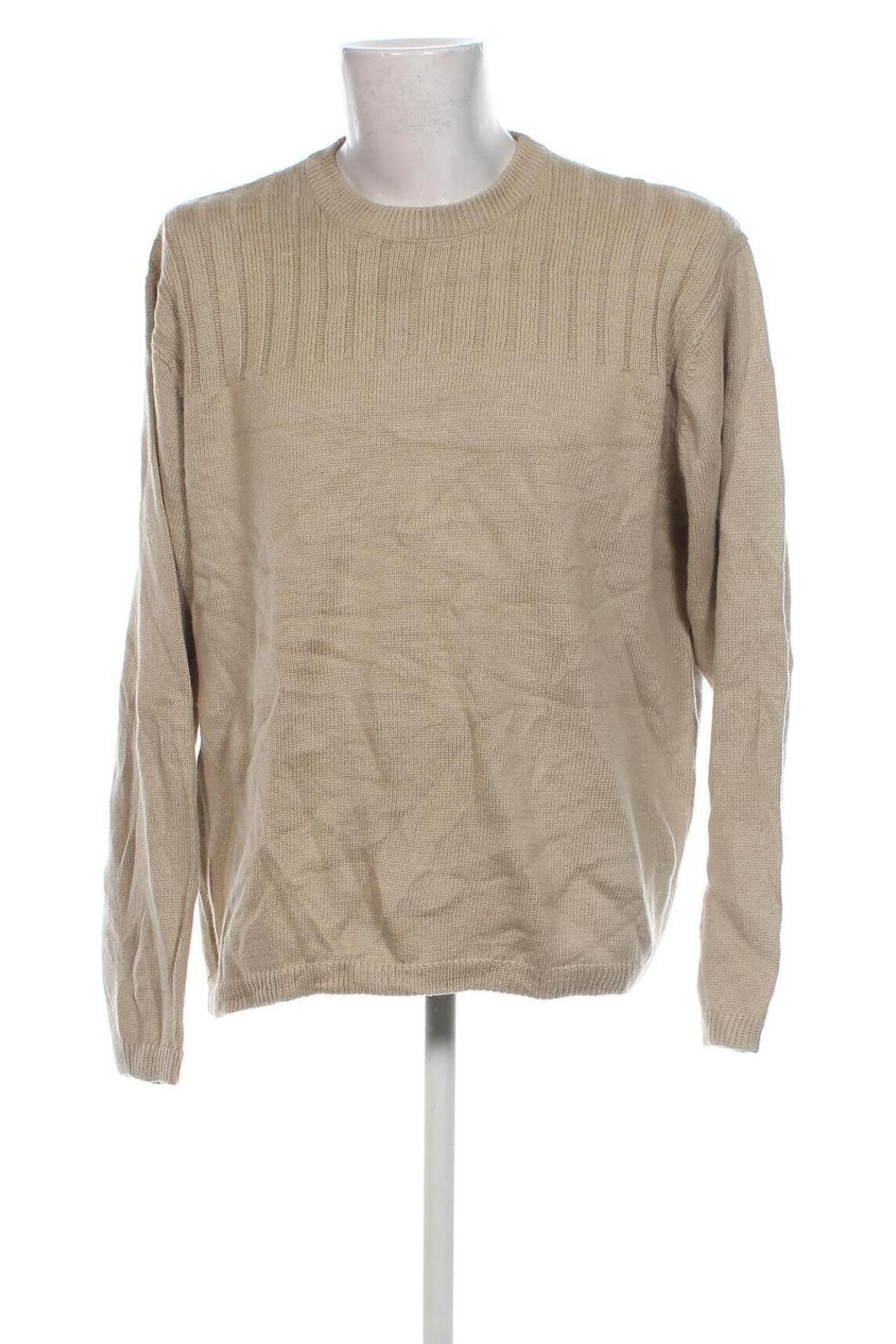 Herrenpullover Structure, Größe XL, Farbe Beige, Preis € 38,99