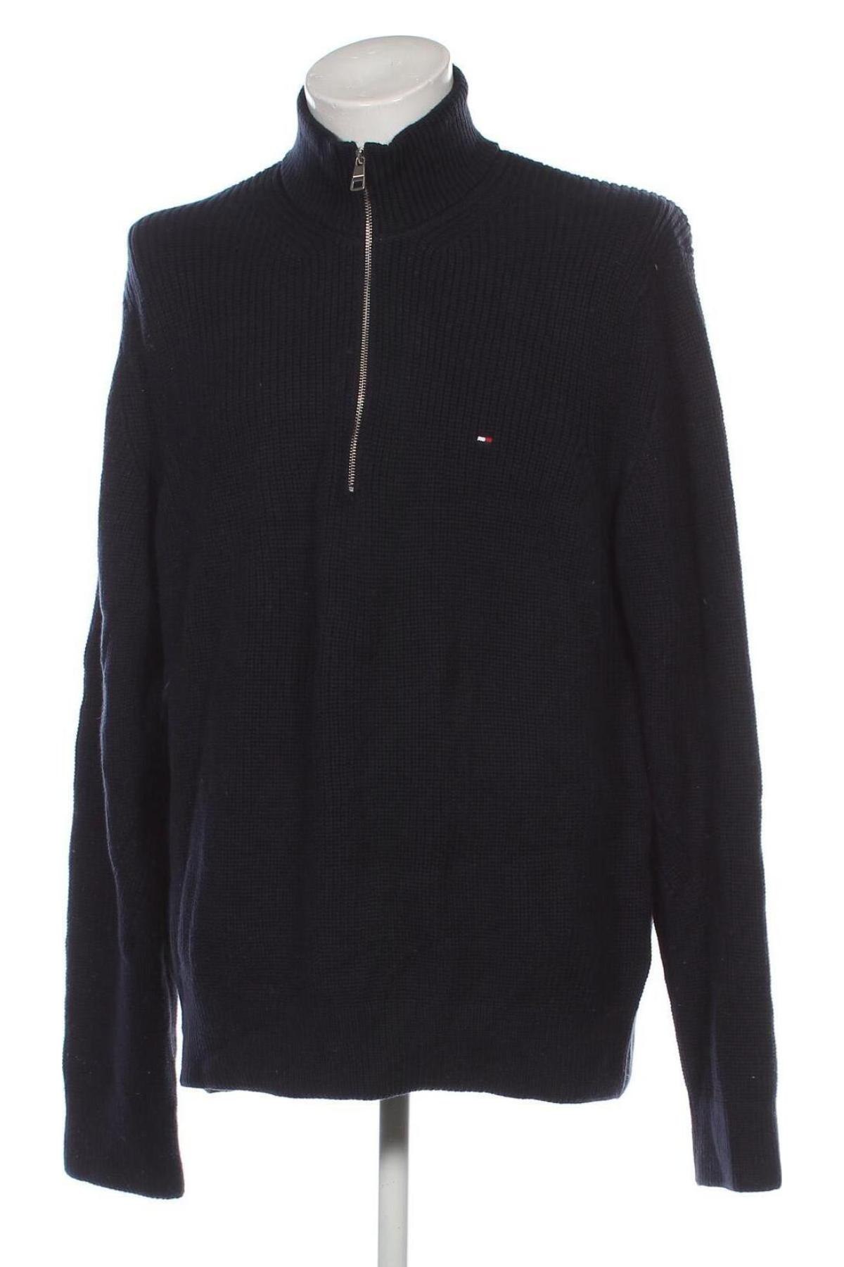 Herrenpullover Tommy Hilfiger, Größe 3XL, Farbe Blau, Preis 61,99 €