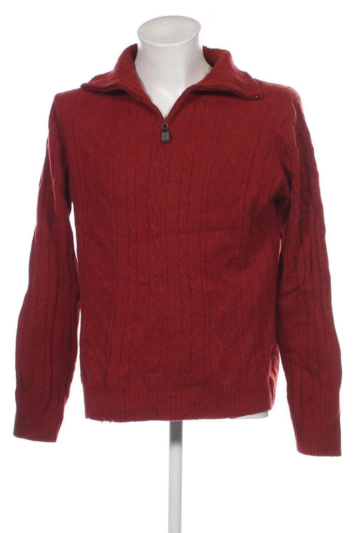 Herrenpullover Watson's, Größe L, Farbe Rot, Preis 33,99 €