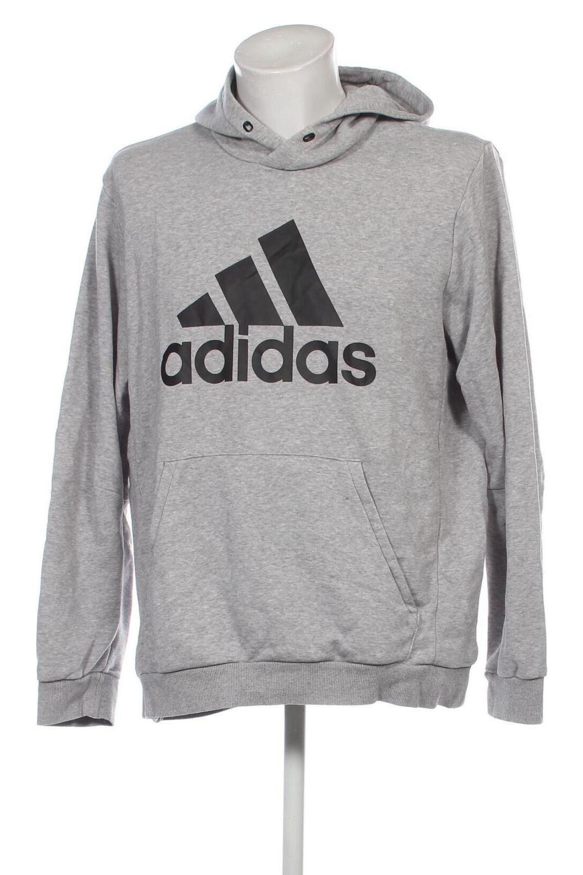 Herren Sweatshirt Adidas, Größe XL, Farbe Grau, Preis 38,49 €