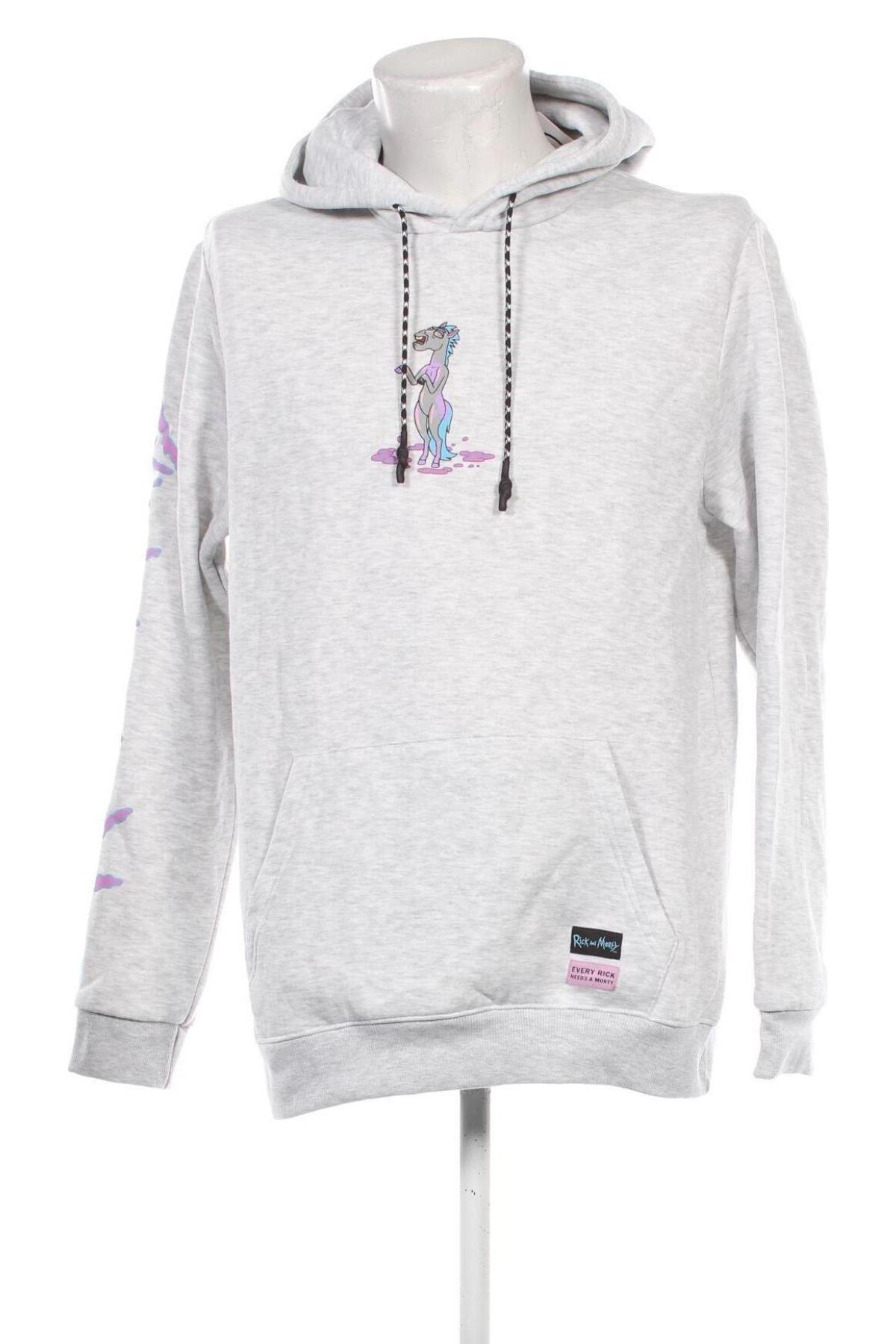 Herren Sweatshirt Bershka, Größe L, Farbe Grau, Preis € 20,99