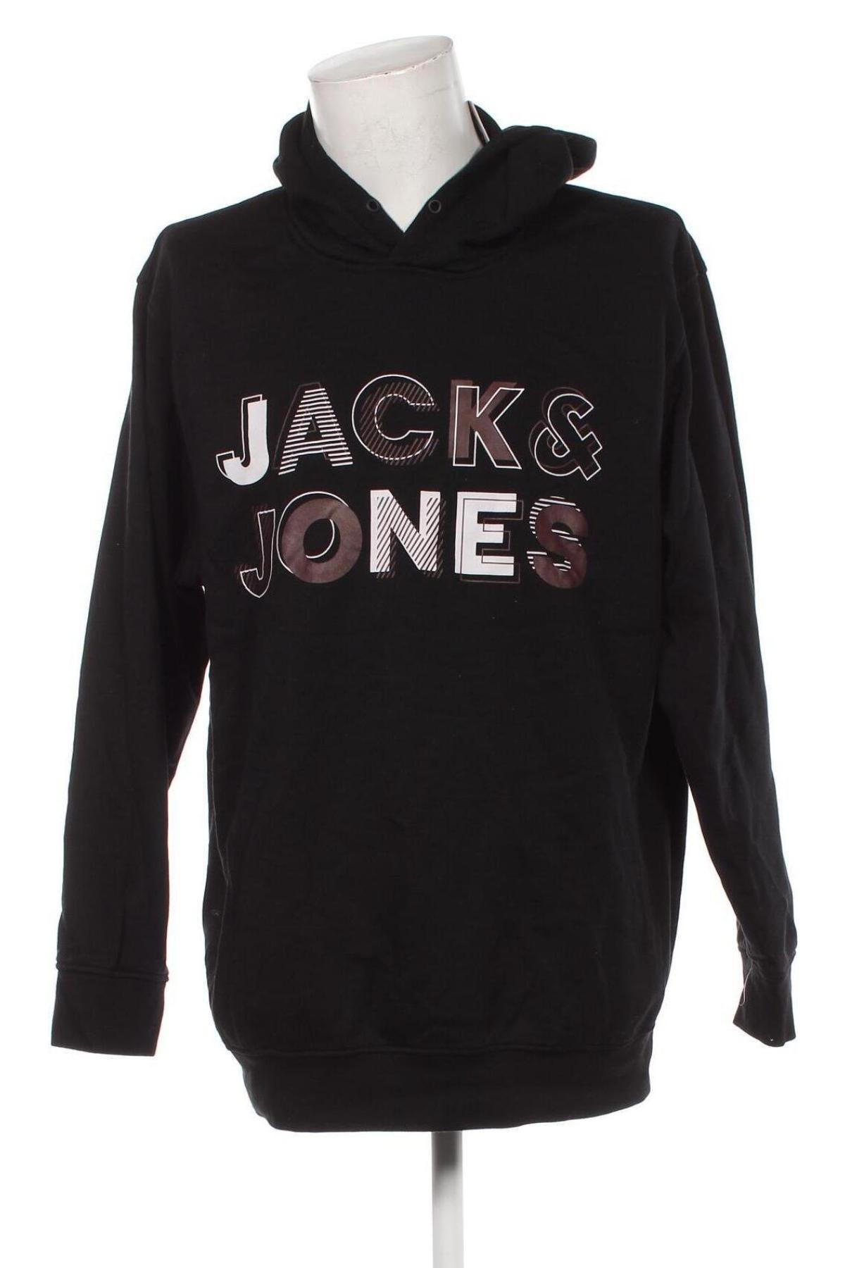 Férfi sweatshirt Jack & Jones, Méret 4XL, Szín Fekete, Ár 7 899 Ft