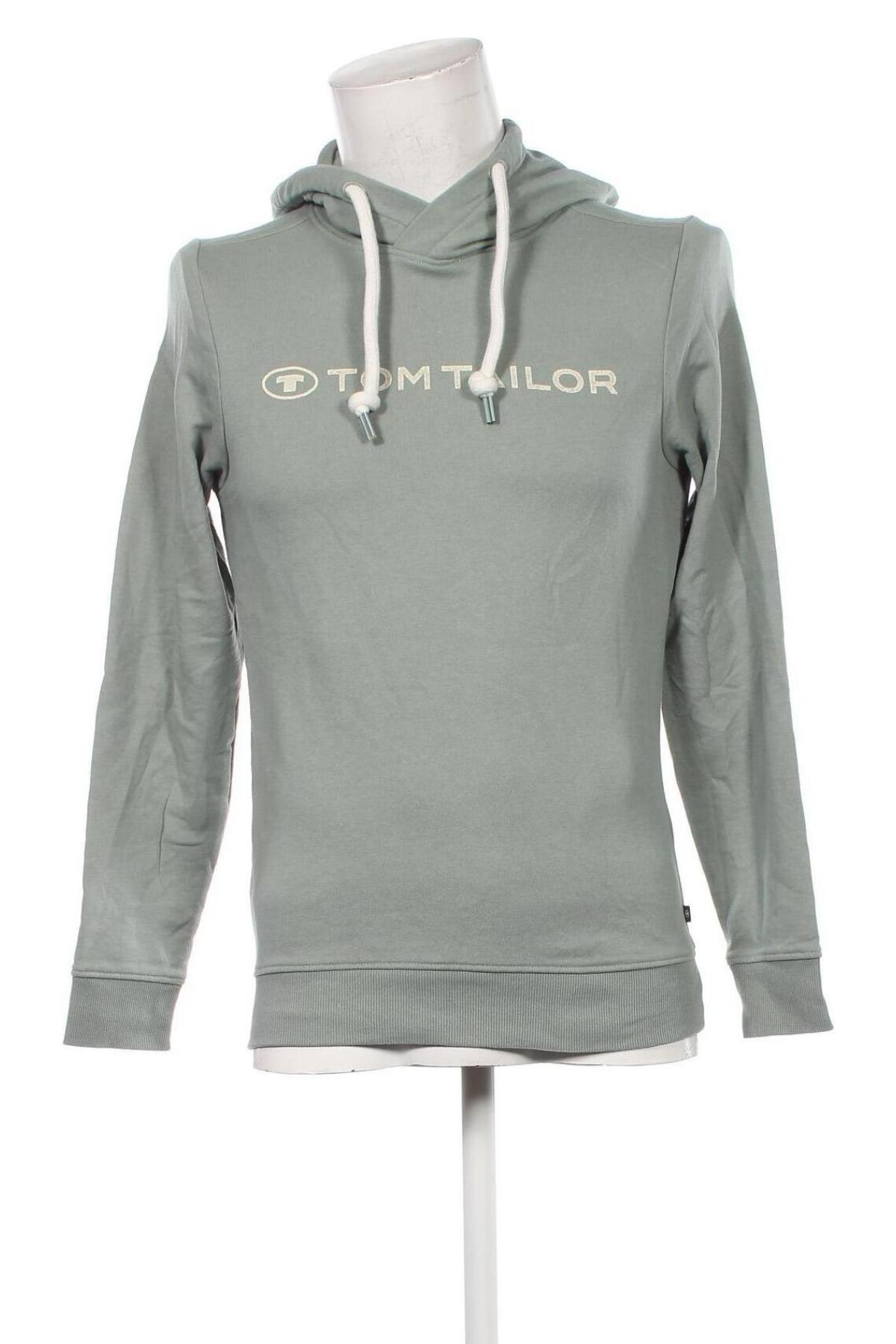 Herren Sweatshirt Tom Tailor, Größe S, Farbe Grün, Preis 28,99 €