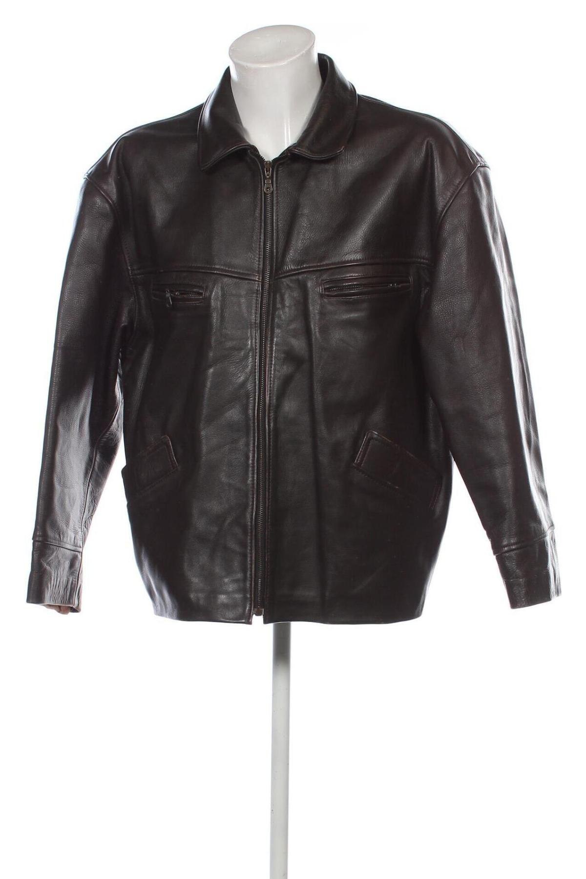 Herren Lederjacke, Größe XL, Farbe Braun, Preis € 74,99