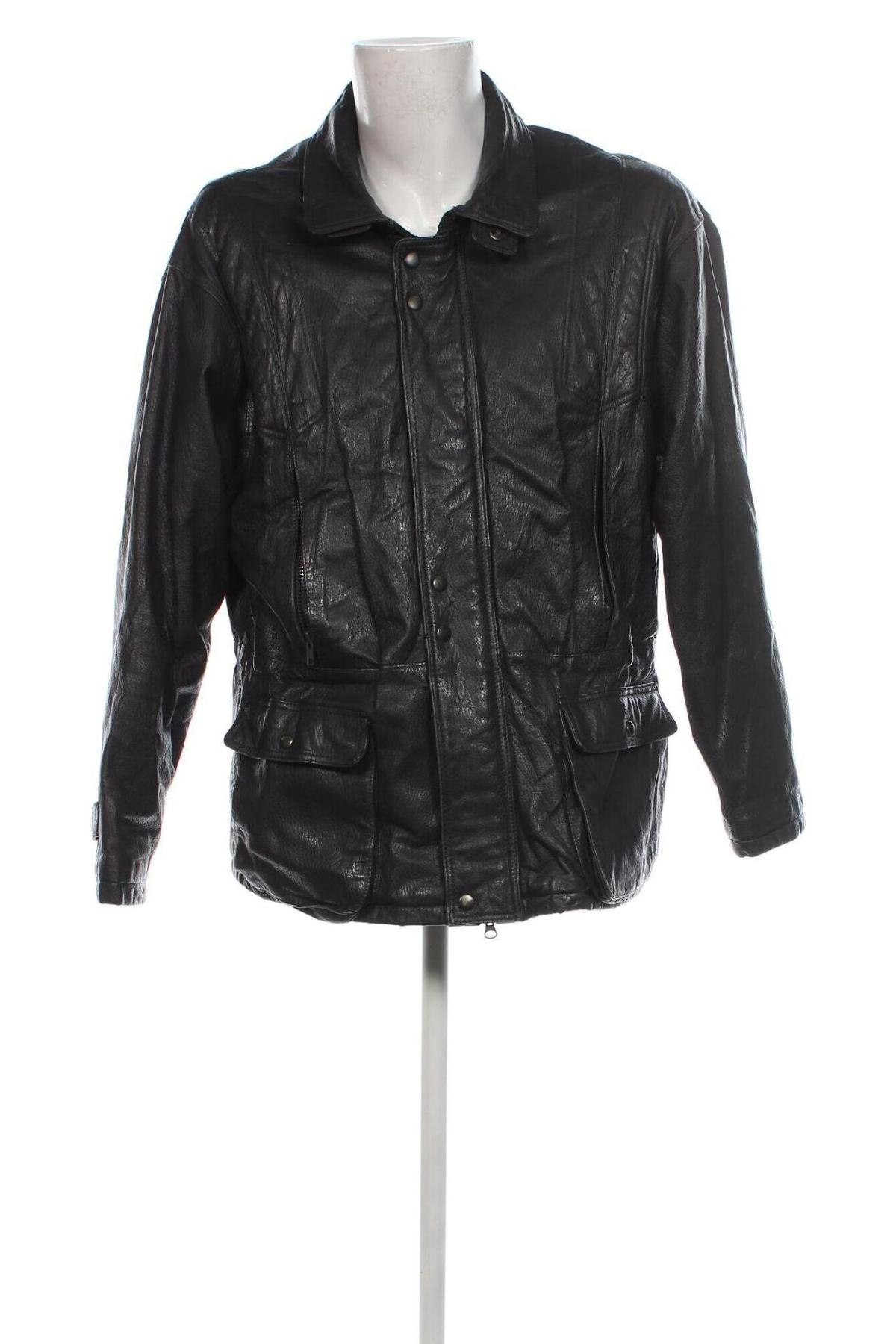 Herren Lederjacke Angelo Litrico, Größe XL, Farbe Schwarz, Preis € 74,99