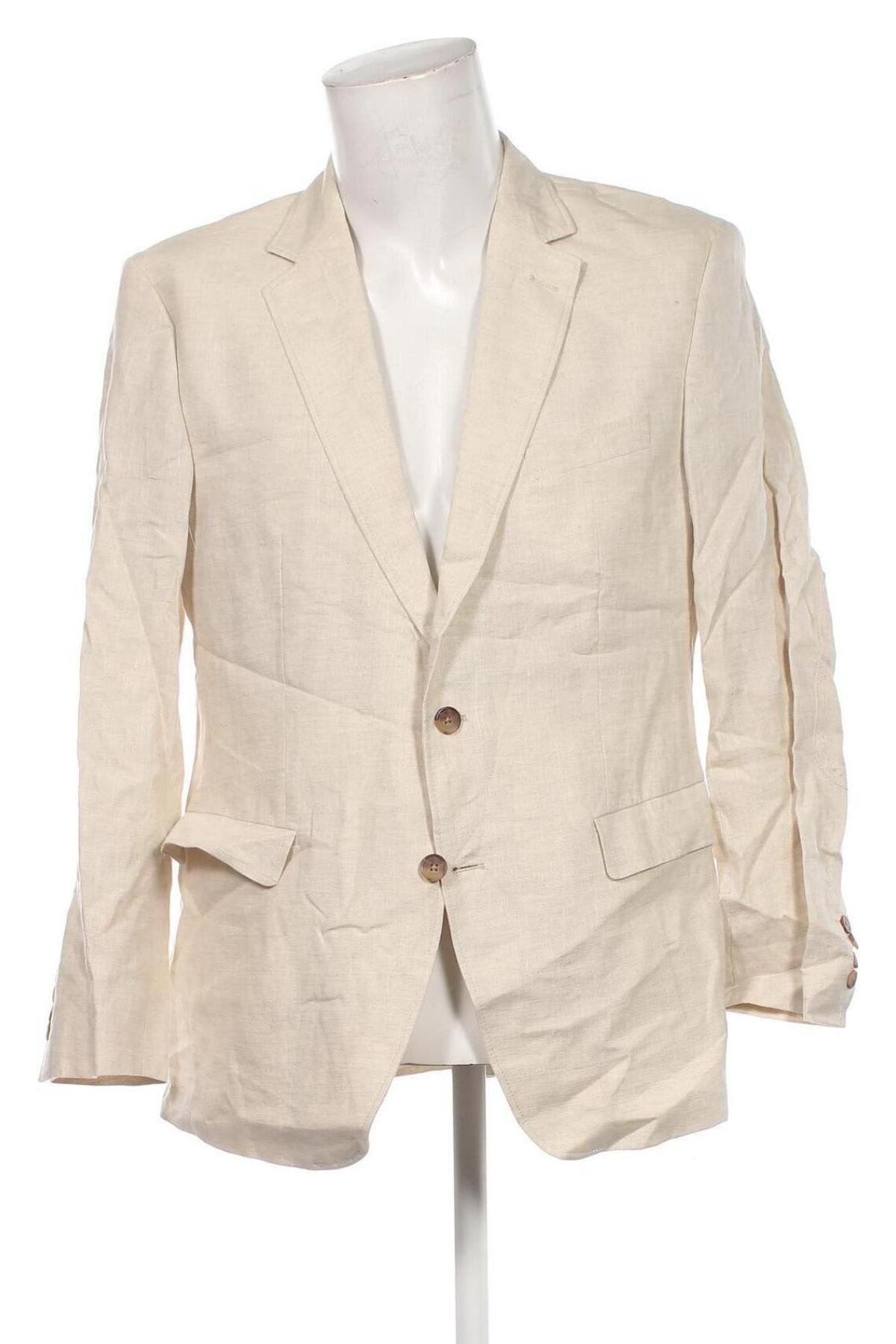 Herren Sakko Pierre Cardin, Größe L, Farbe Beige, Preis € 10,99